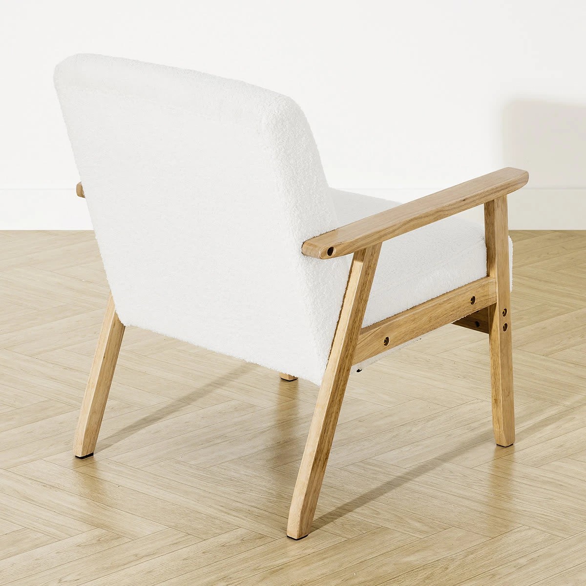 6 Timber Boucle Chair, 6 of 10