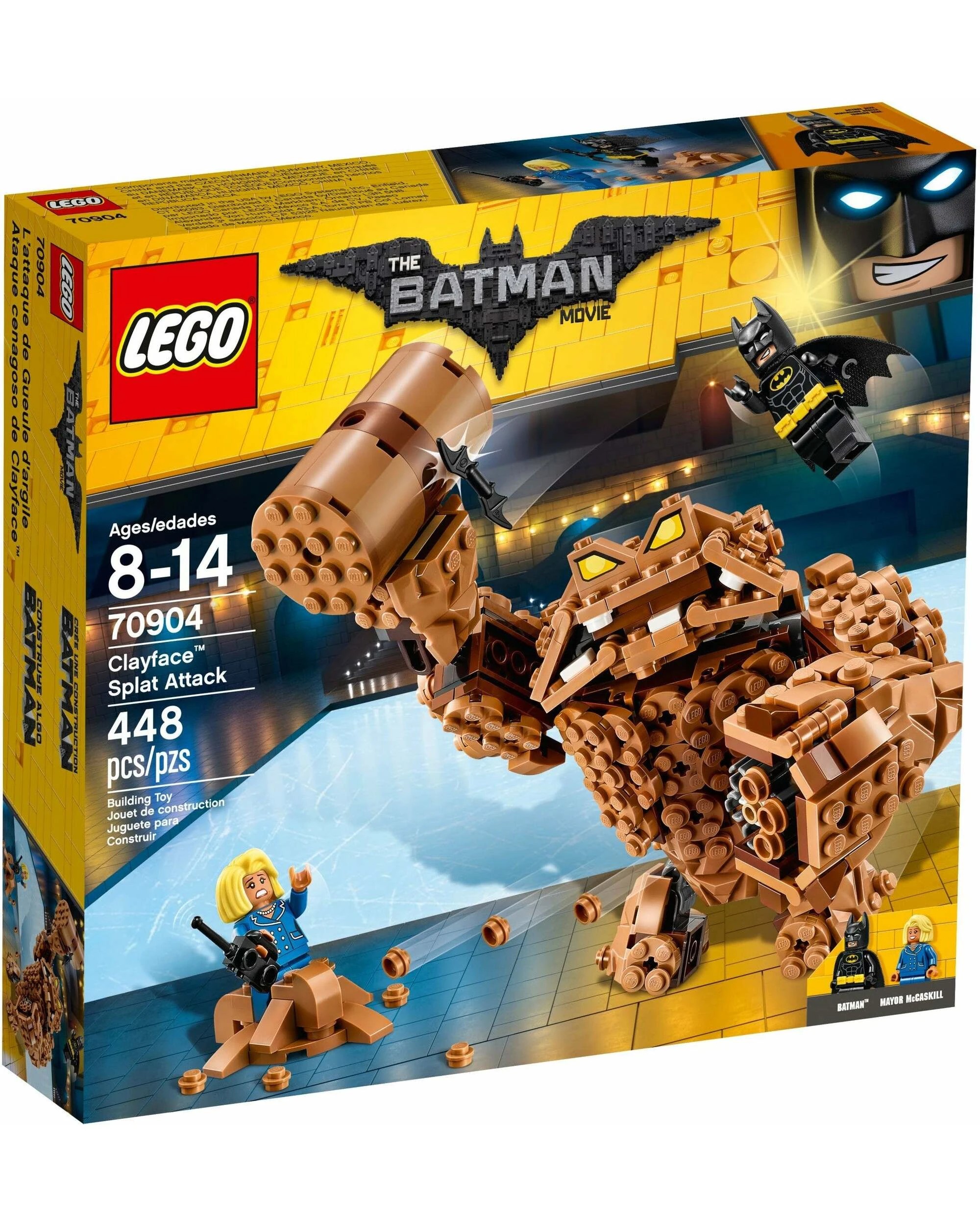 1 LEGO DC Comics Super Heroes Batman Movie Clayface Splat Attack 70905, 1 of 5