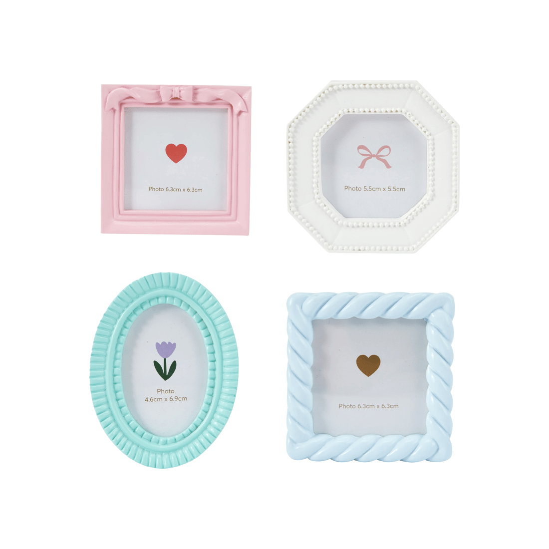 1 4 Pack Magnetic Photo Frames, 1 of 5