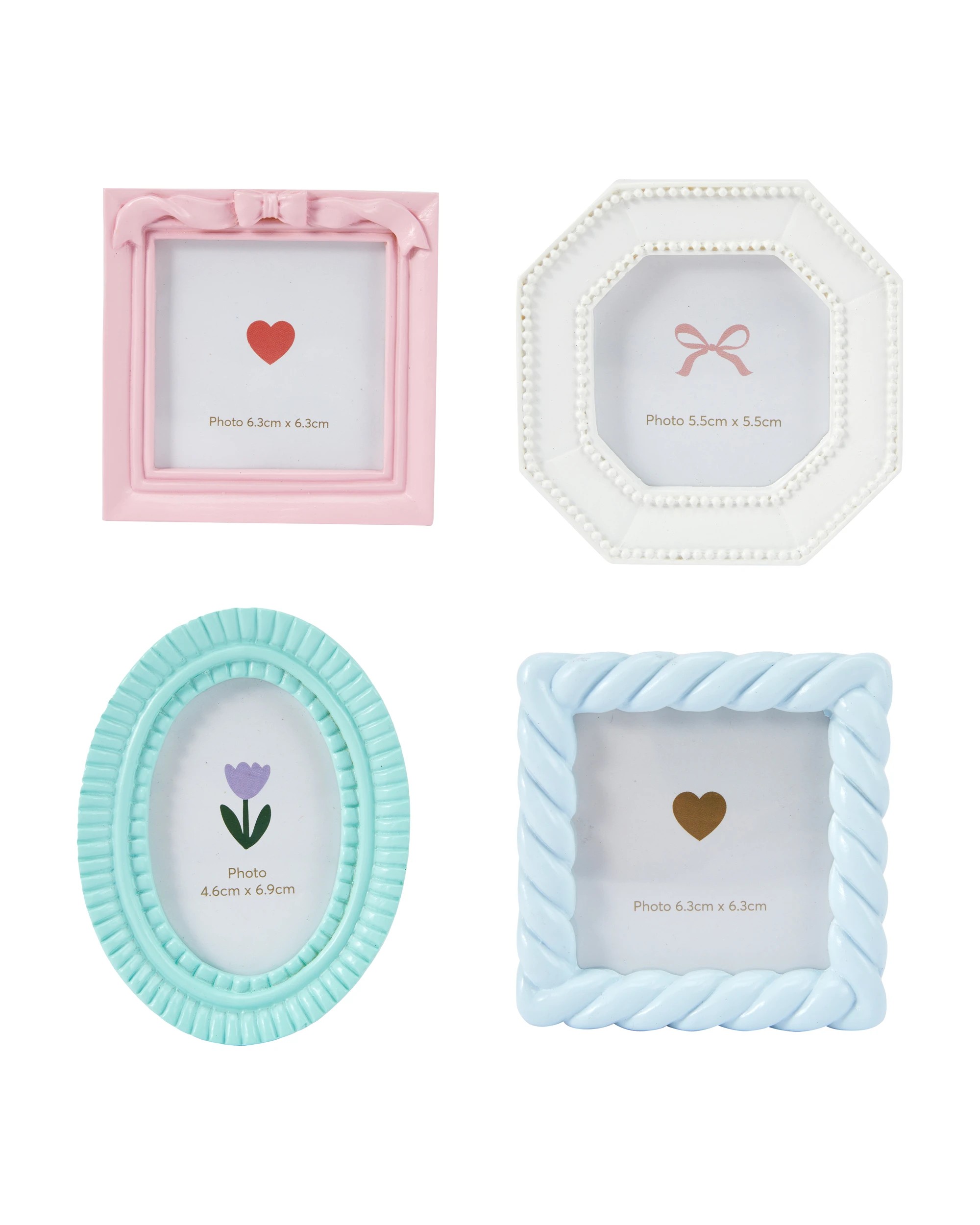 1 4 Pack Magnetic Photo Frames, 1 of 5