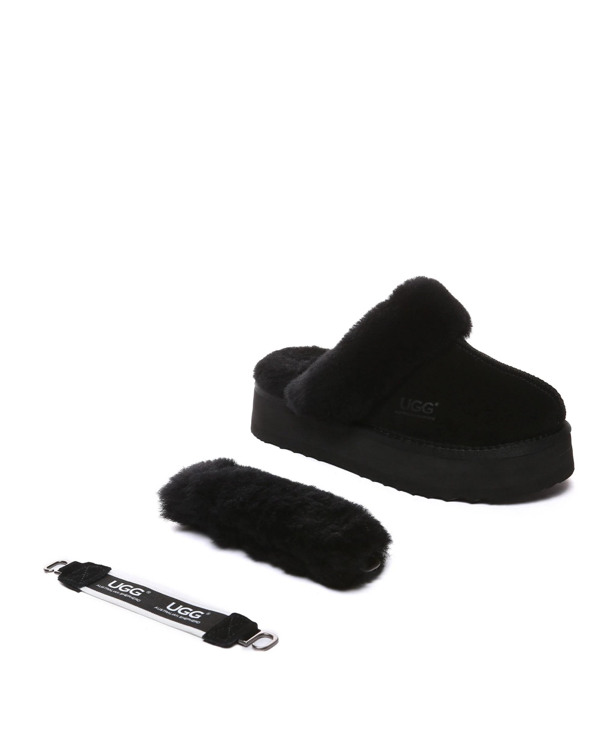 2 Australian Shepherd UGG Womens Musa platform BLACK, 2 of 5