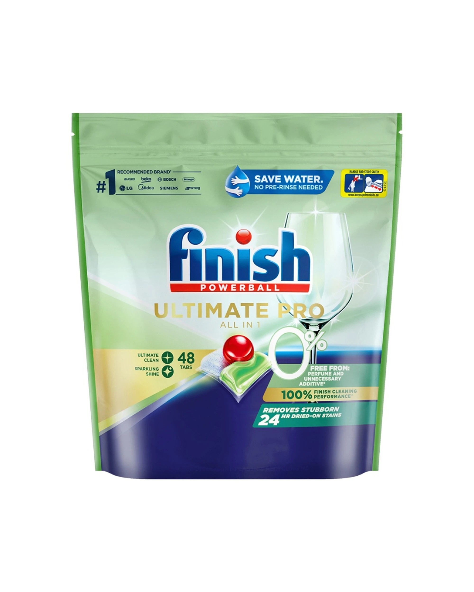 2 Finish Powerball Ultimate Pro Dishwasher Tablets 144 Pack Fast Dissolving, 2 of 4