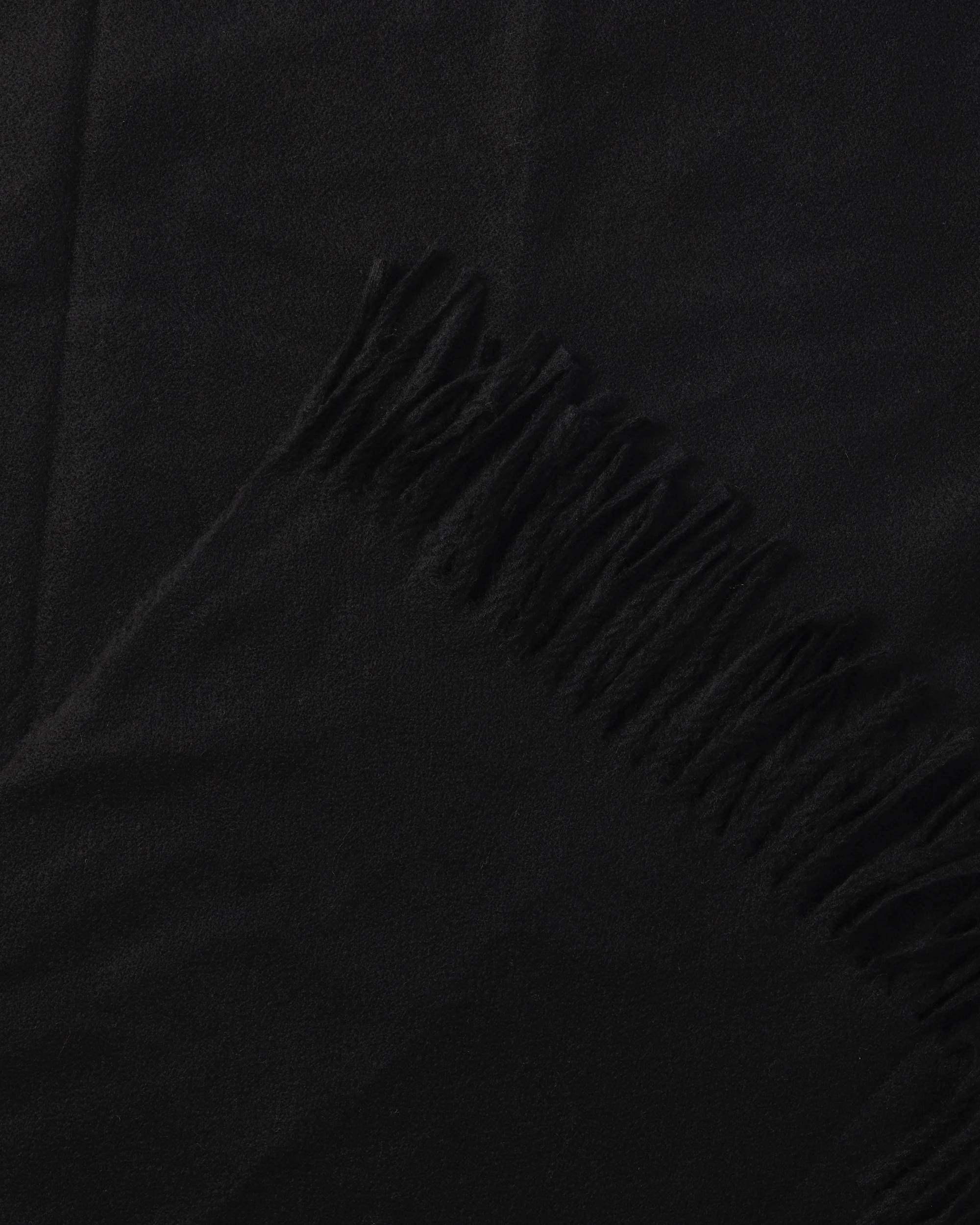 2 Brushed Wrap Scarf Black, 2 of 3