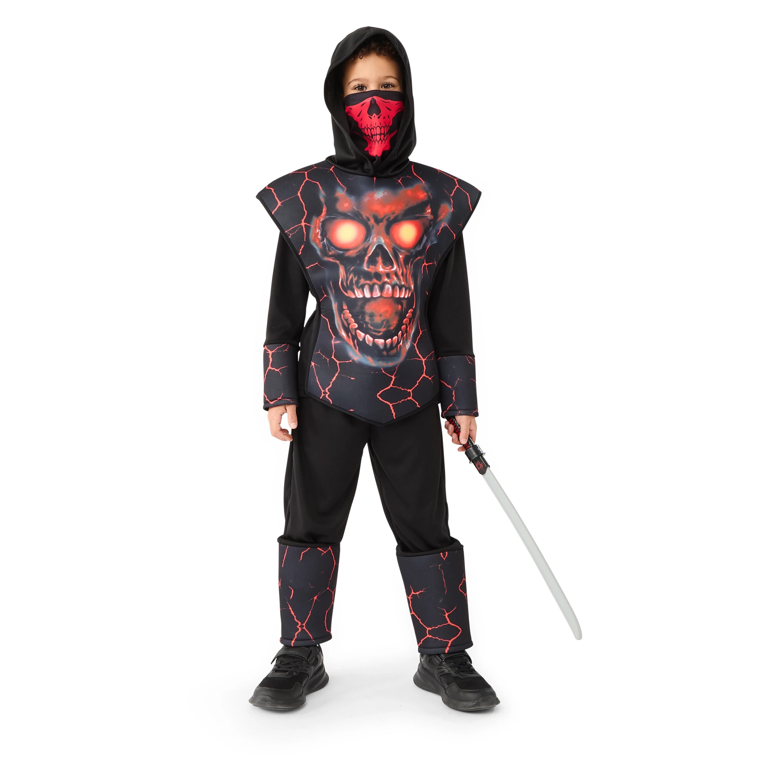 3 5 Piece Demon Ninja Costume - Ages 6-8, 3 of 10