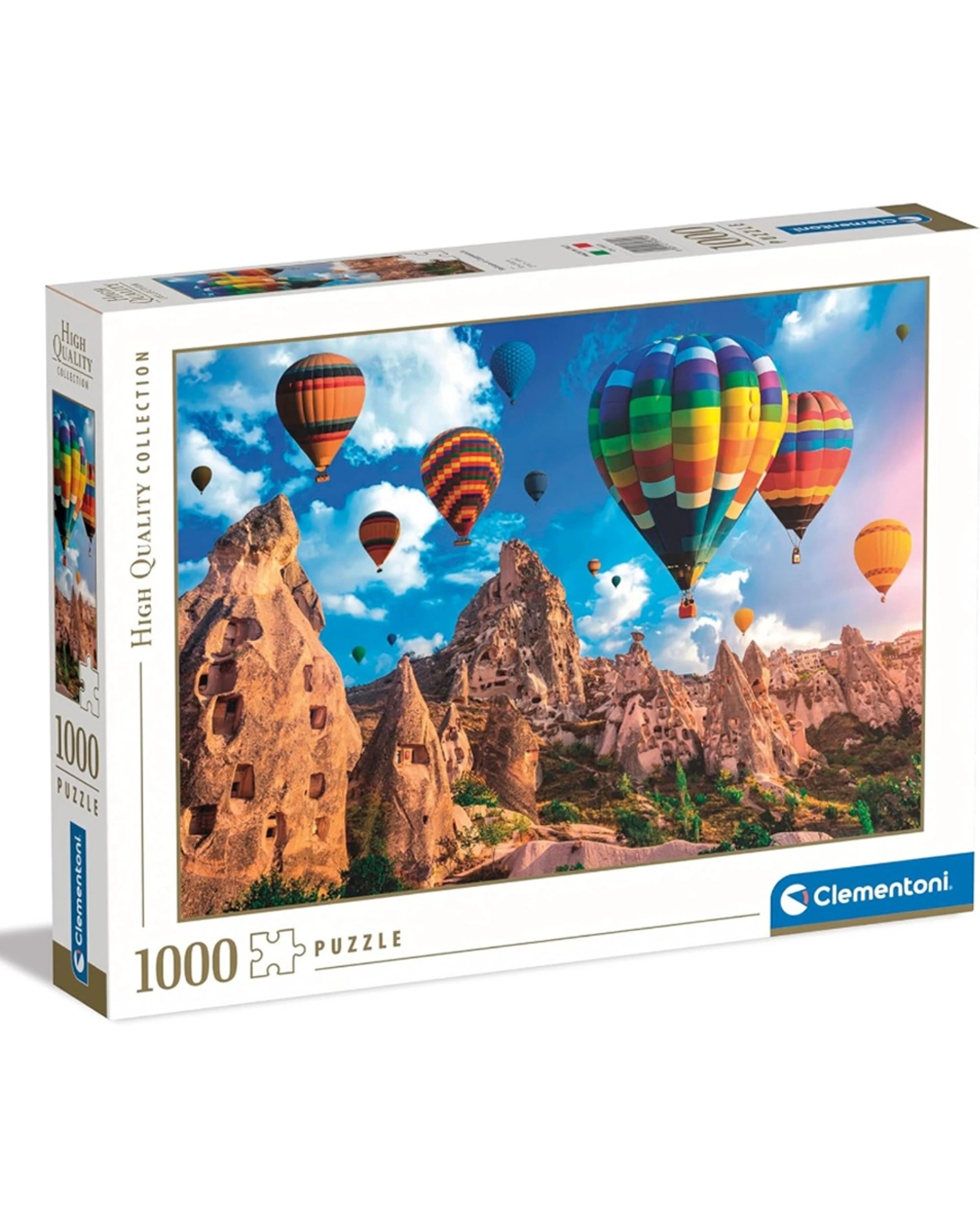 1 Clementoni Balloons In Cappadocia 1000 Piece Jigsaw Puzzle 69x50cm - Multi, 1 of 2