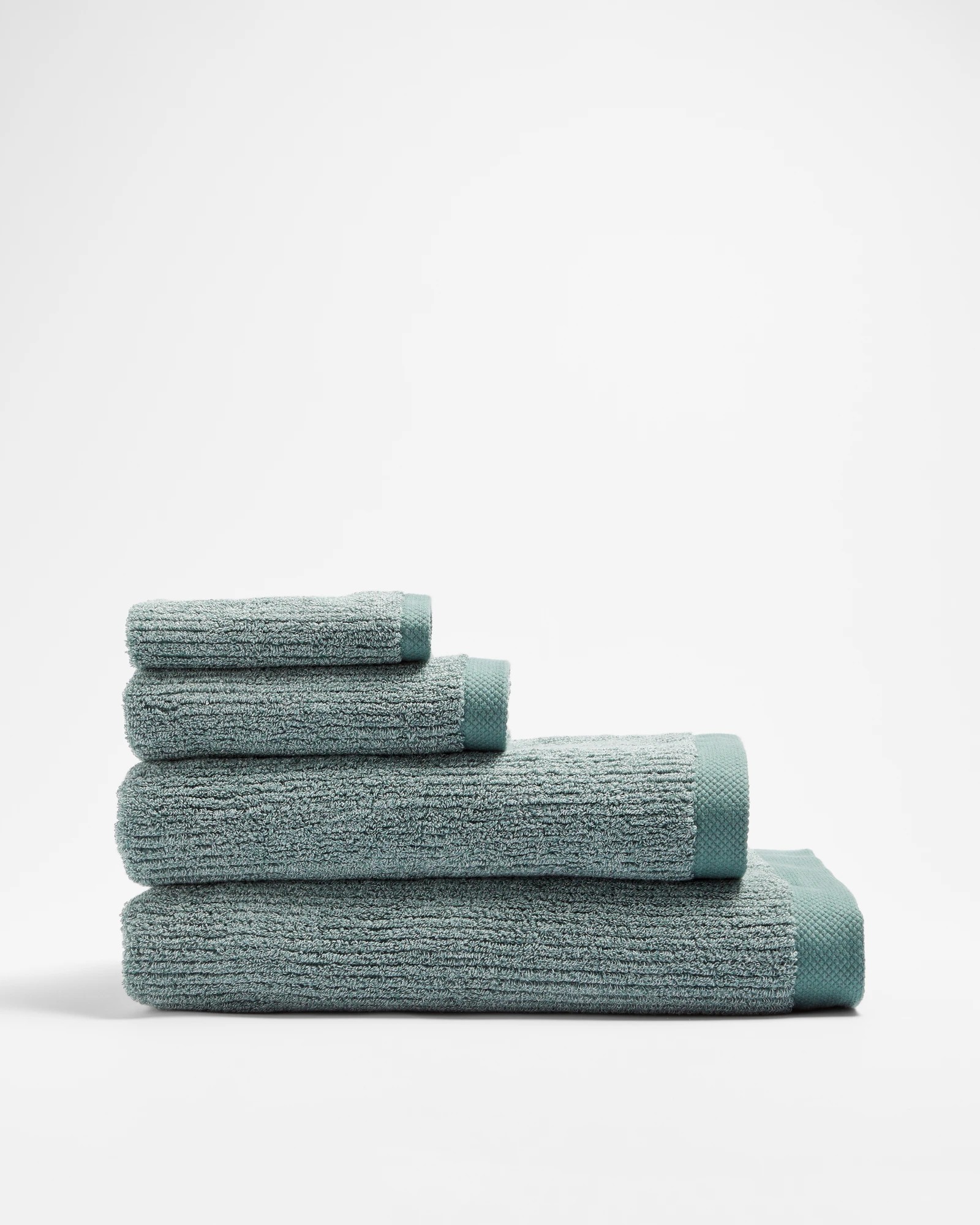 3 Target Australian Cotton Ribbed Bath Sheet - Piper Marle
 - Green, 3 of 3