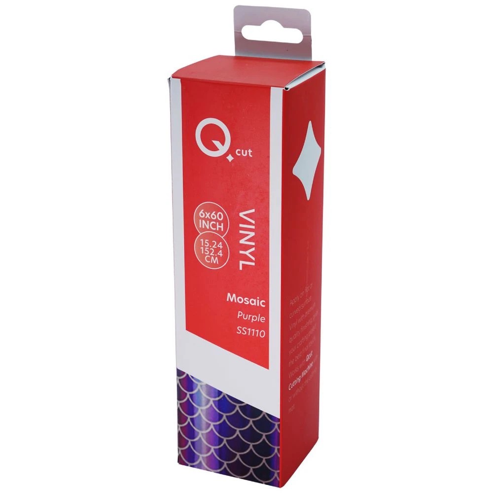 1 Qcut Specialty Vinyl Purple Mosaic, 1 of 3