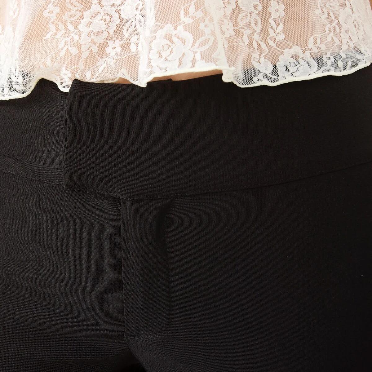 7 Low Rise Flare Pants Black, 7 of 7