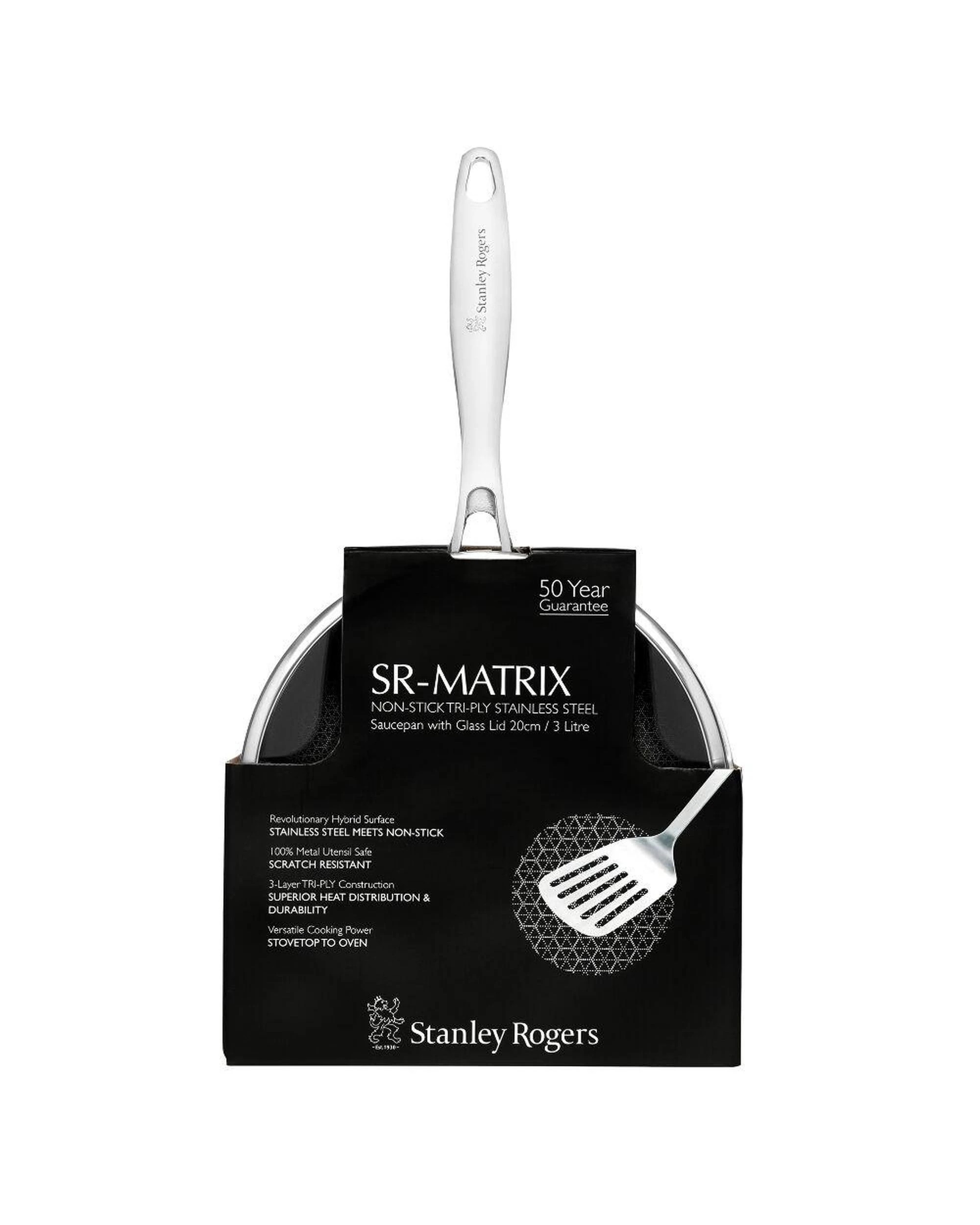 5 Stanley Rogers Matrix Saucepan with Lid  20cm  3L  Suits Induction, 5 of 5