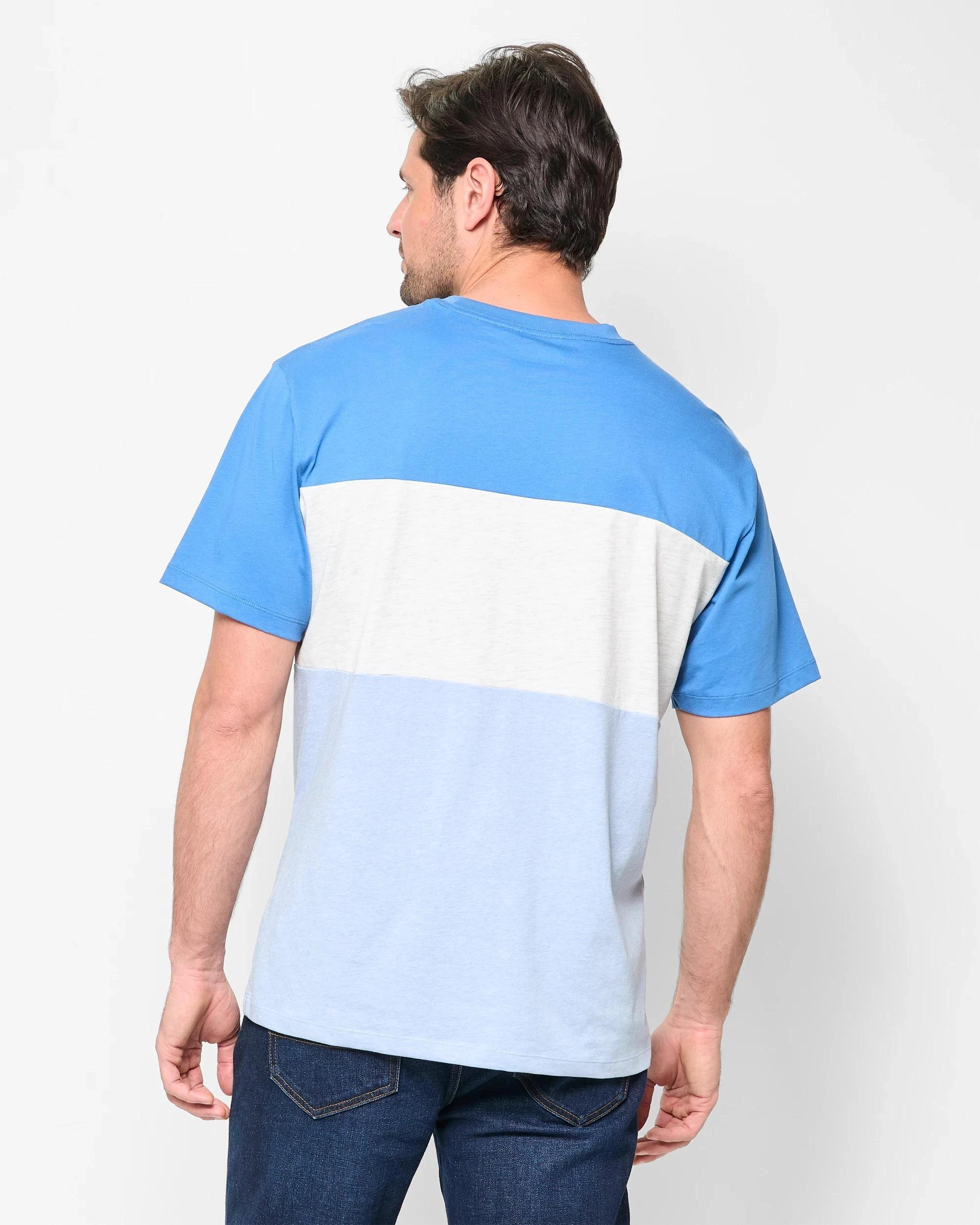 4 Target Australian Cotton Short Sleeve T-Shirt BLUE, 4 of 5