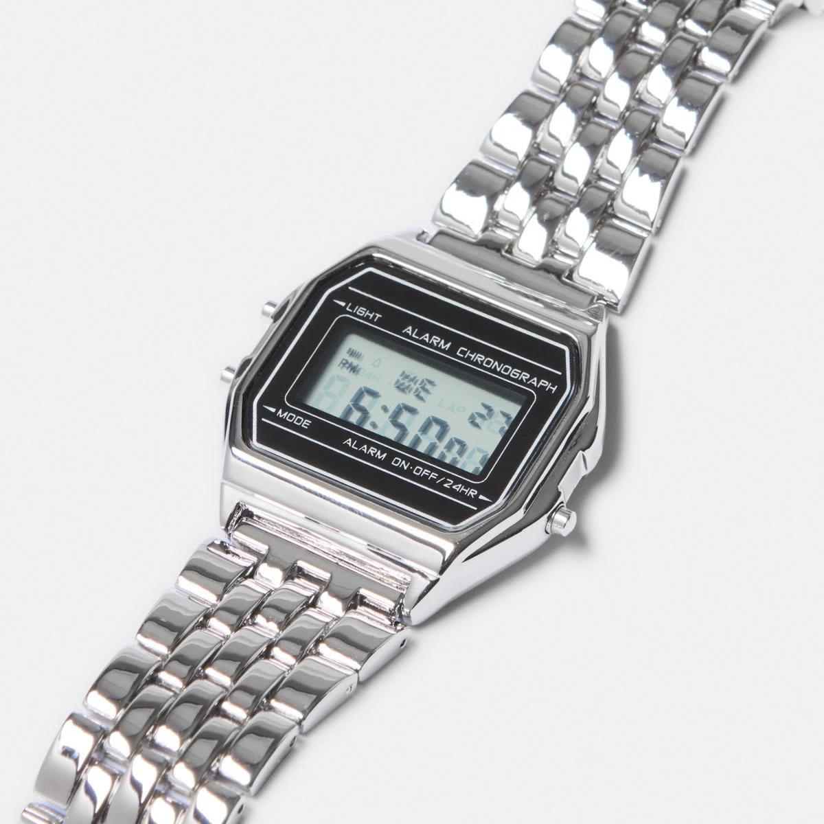 2 Square Metal Watch SILVER, 2 of 6