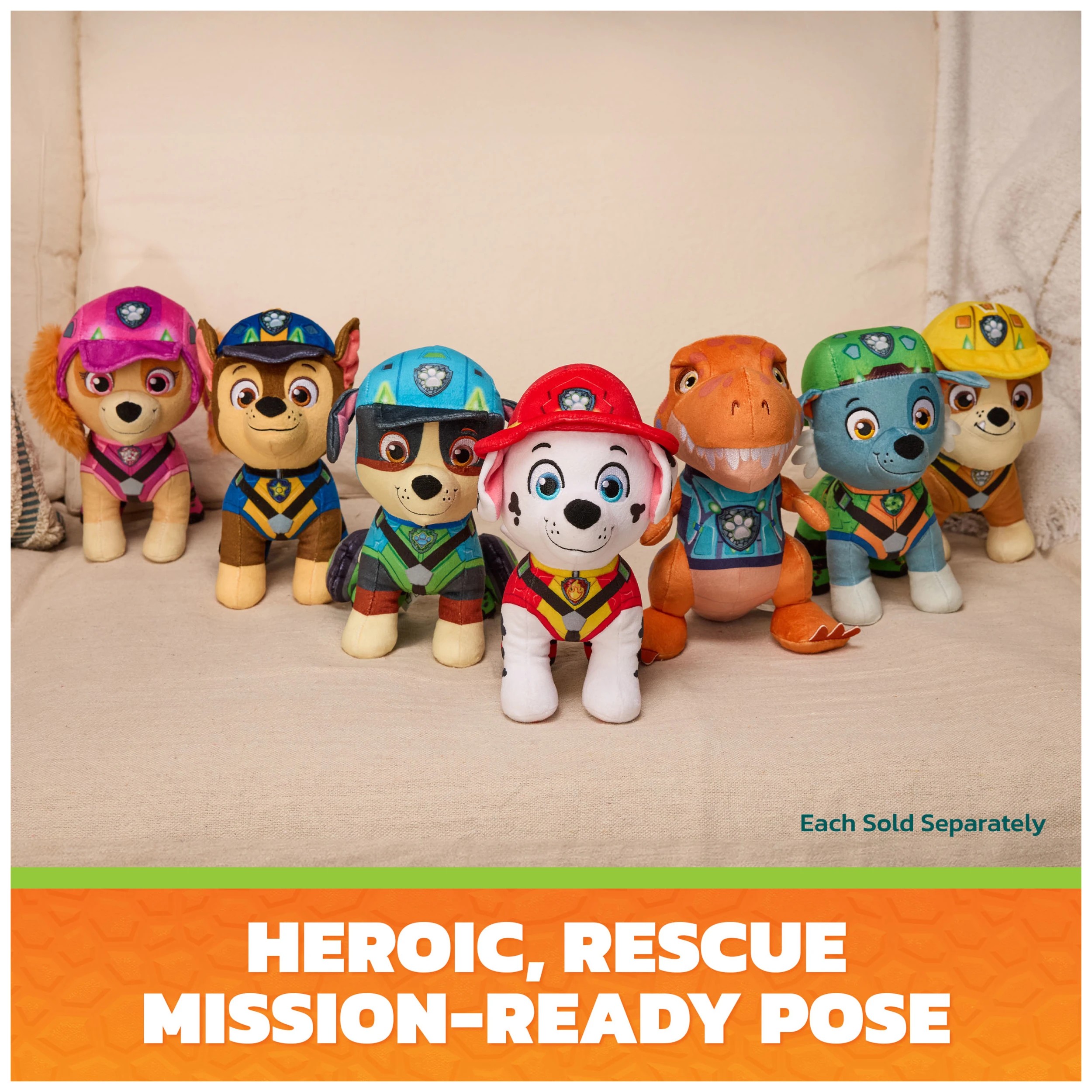 2 8in. PAW Patrol: The Dino Movie Pup Plush - Assorted, 2 of 10