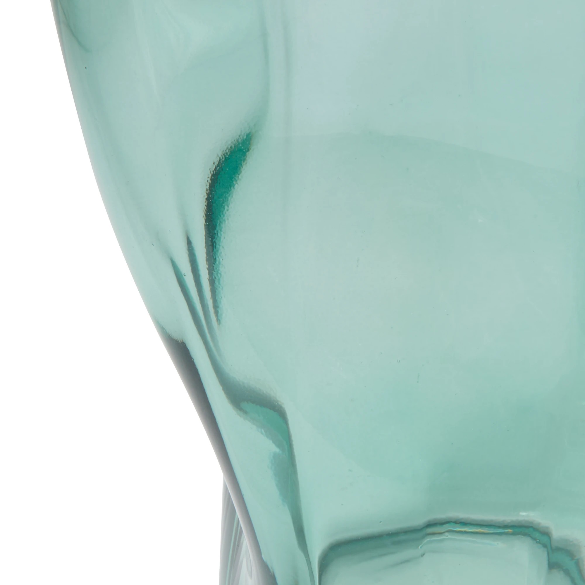 6 Wavy Green Glass Vase, 6 of 6