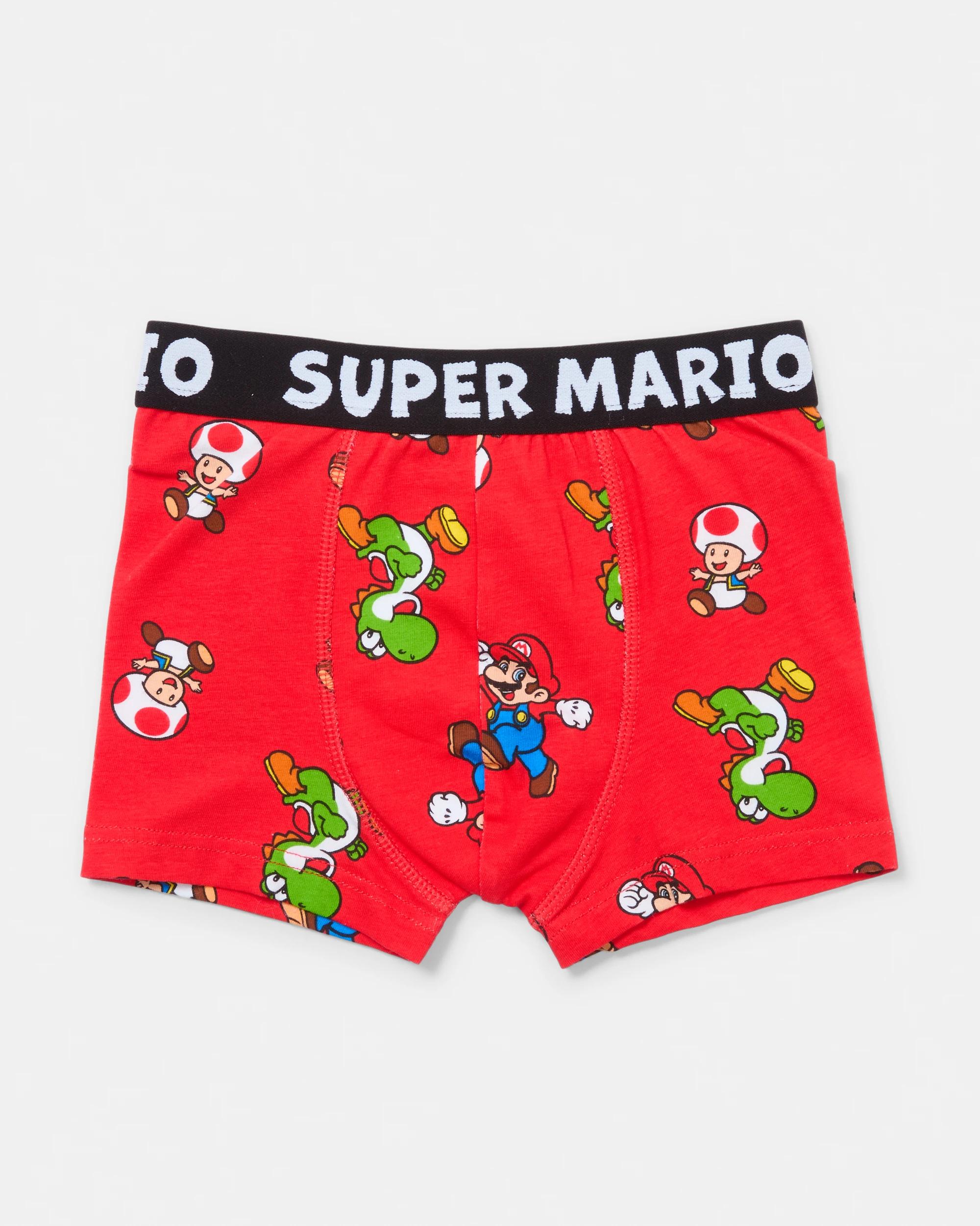 3 3 Pack Super Mario License Trunks Supermario, 3 of 6