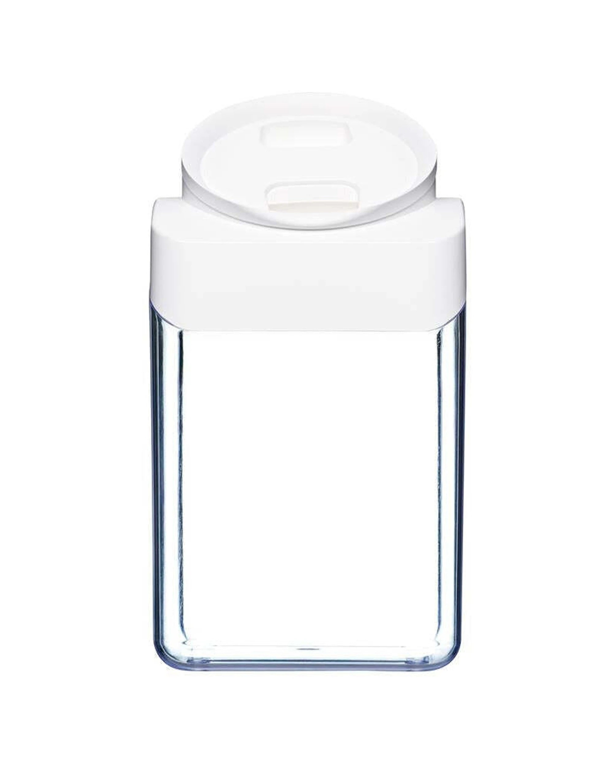 1 Clickclack 4.2l Airtight Food Storage Container Stackable Dishwasher Safe - White, 1 of 3