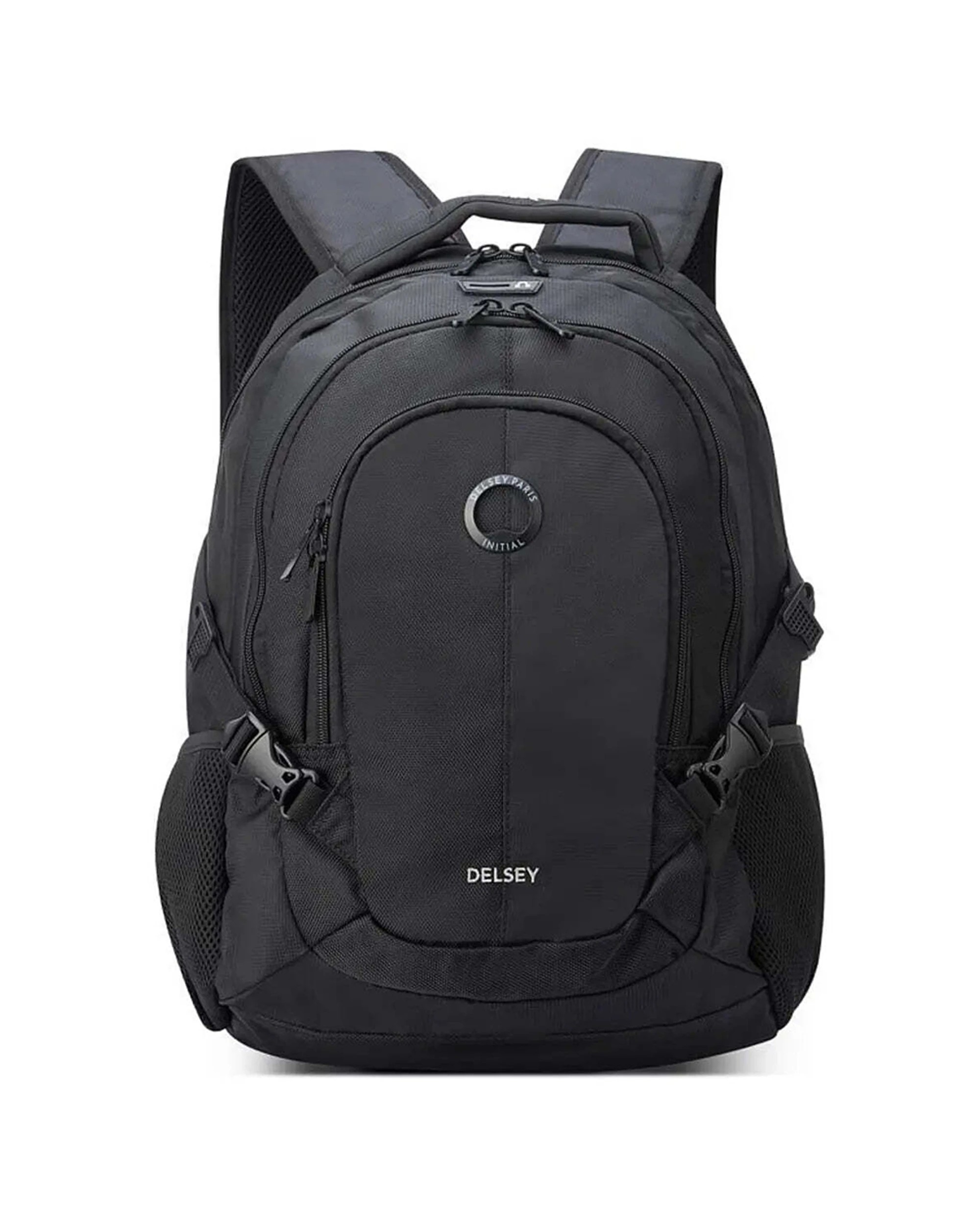 4 Delsey Luggage Navigator 15.6in Laptop Backpack USB Port Trolley Compatible Polyester - Black, 4 of 7
