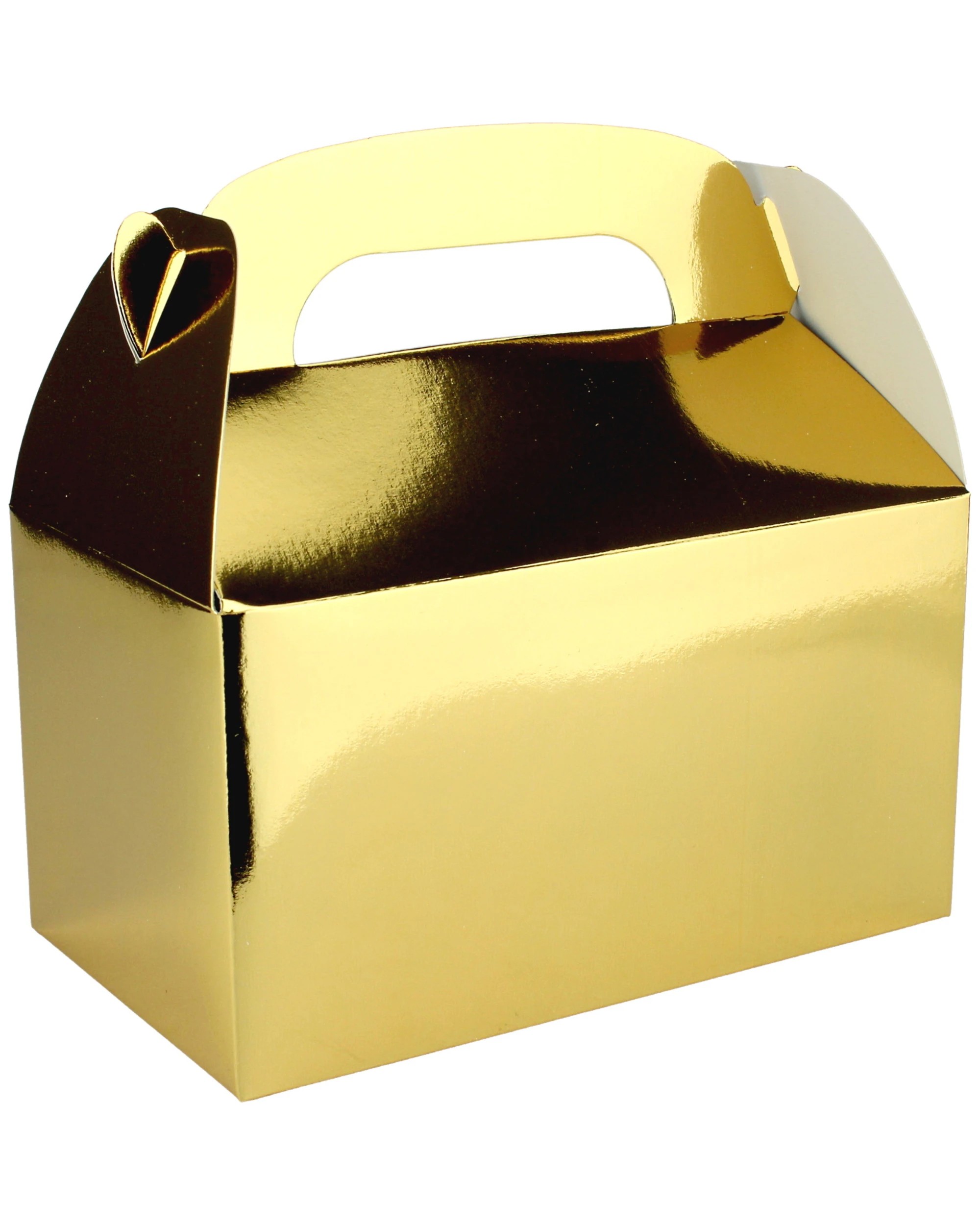 1 Metallic Gold Lolly/Treat Boxes (Pack of 6), 1 of 2