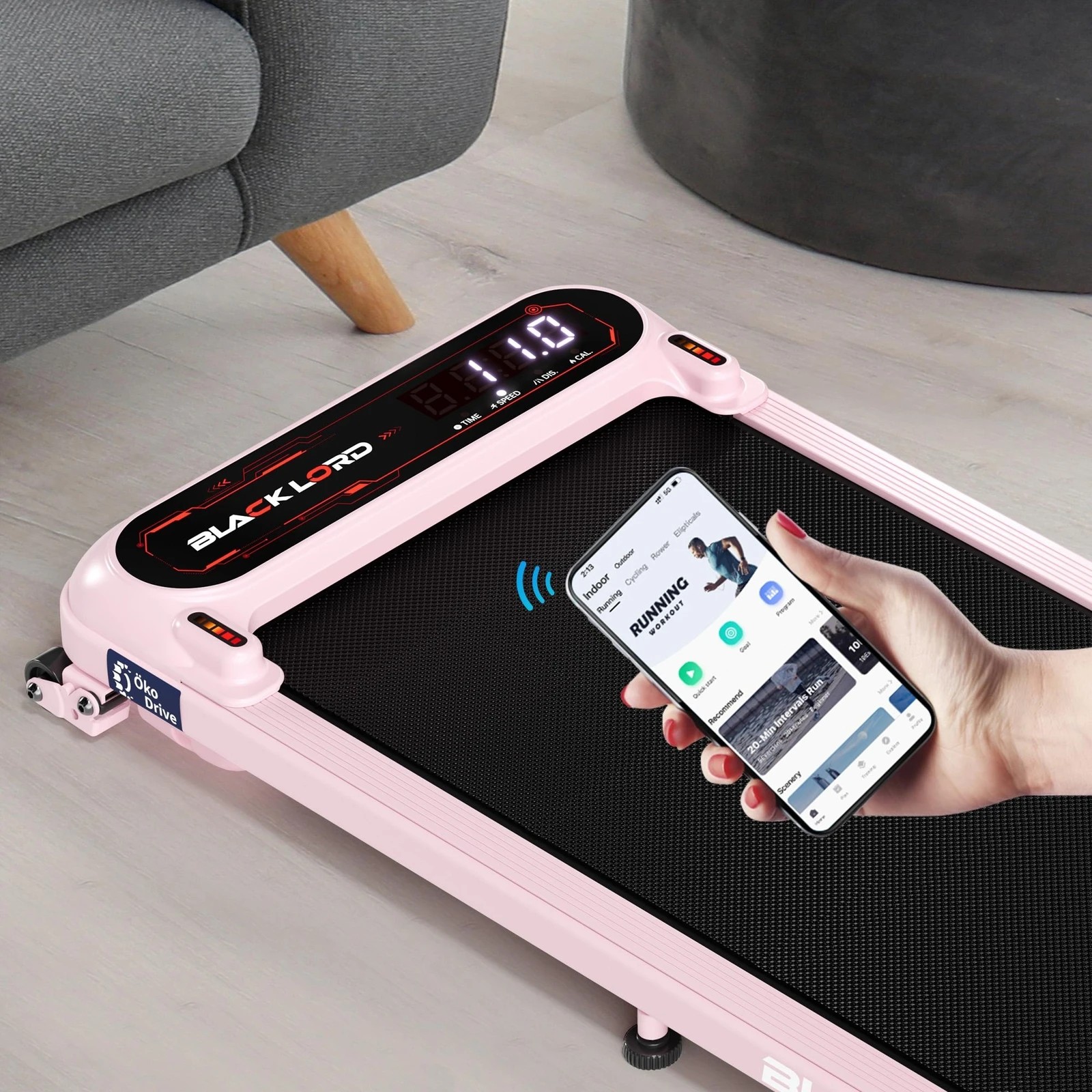 3 Black Lord Treadmill Walking Pad Incline Shock Absorbers 390mm - Pink, 3 of 10