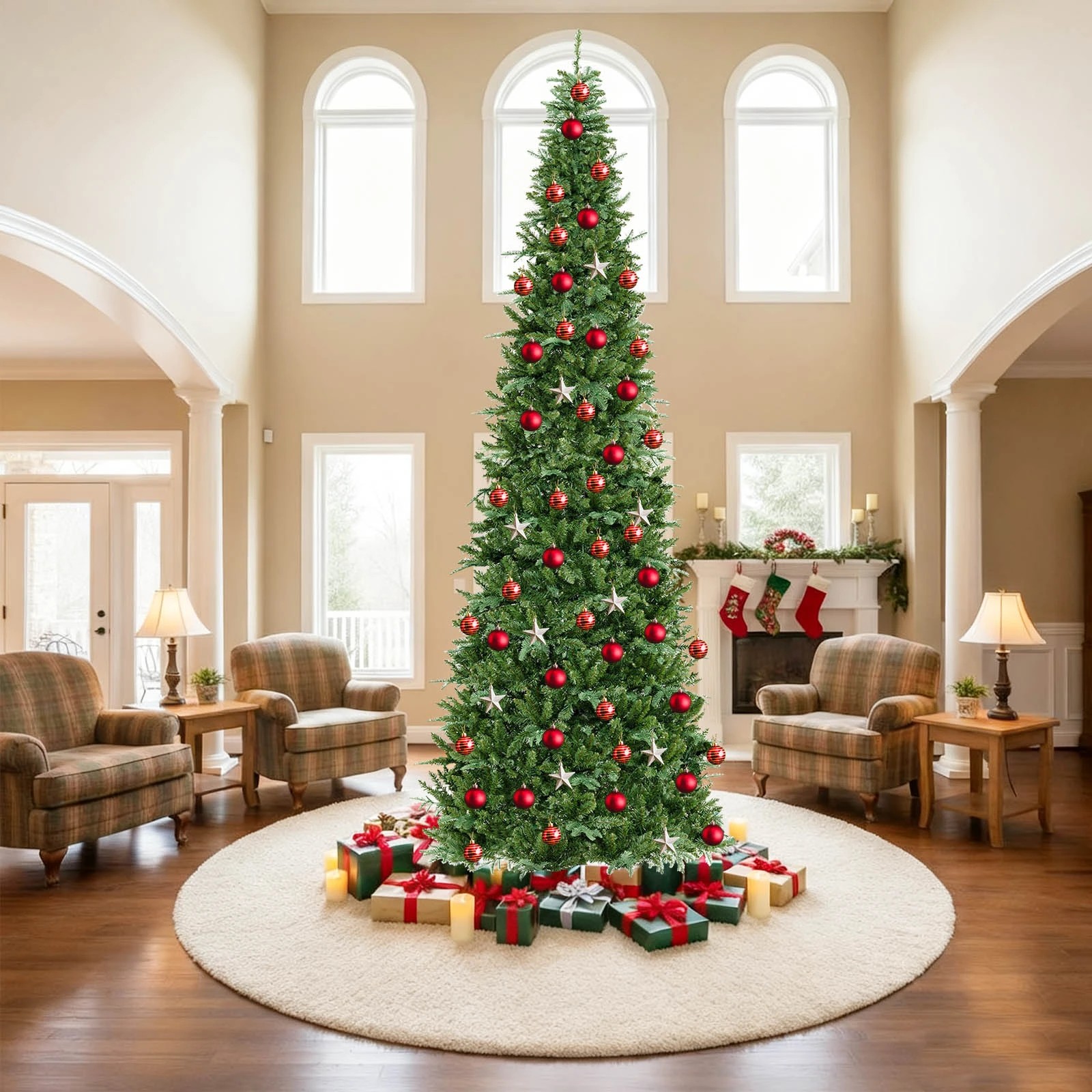 4 Costway 3.6M Tall Artificial Christmas Tree w/800 LEDs Prelit
Xmas Party Decoration, 4 of 7