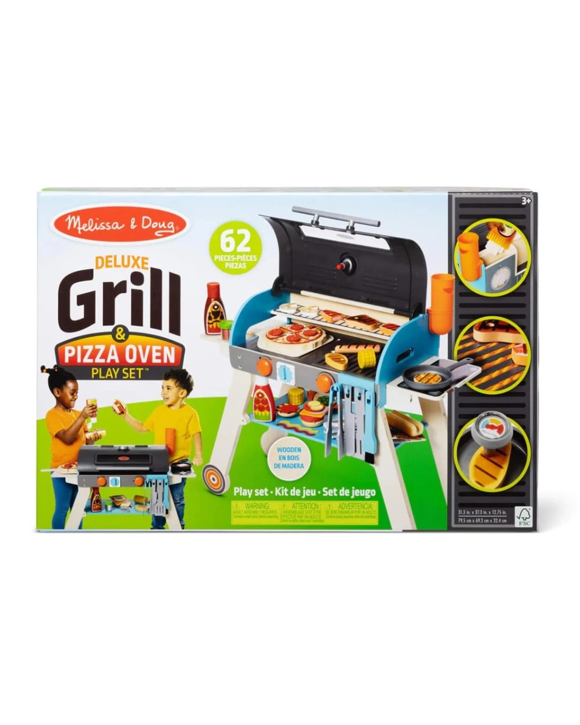 1 Melissa and Doug Deluxe Grill and Pizza Oven Play Set, 1 of 4
