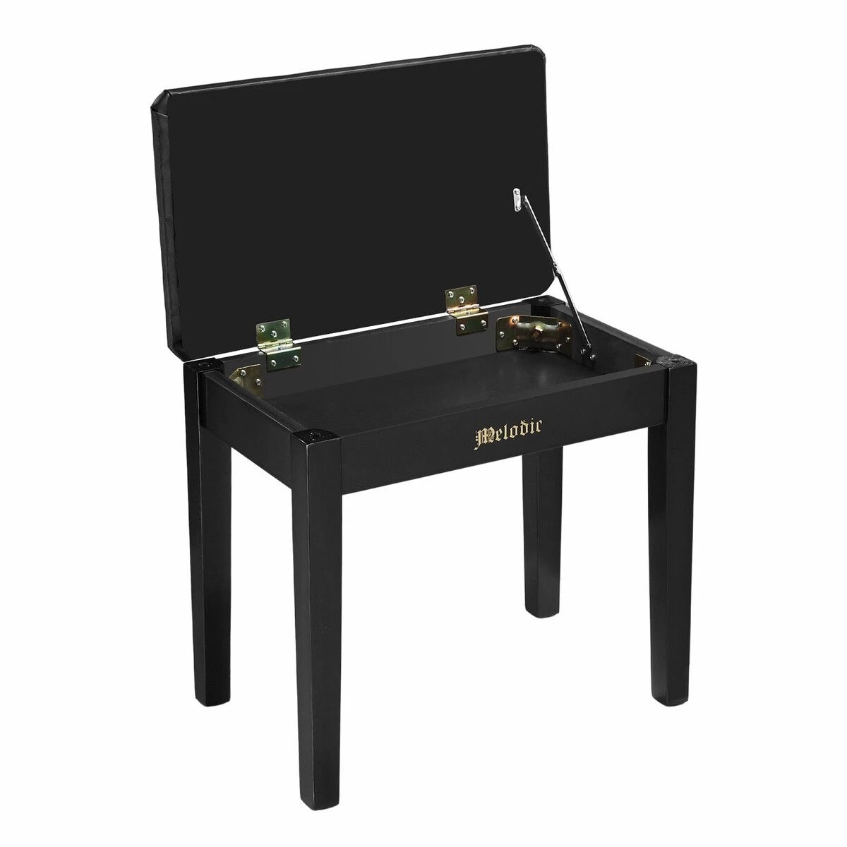 2 Melodic Wooden Piano Bench Keyboard Stool Chair Seat with Padded Cushion, 2 of 2