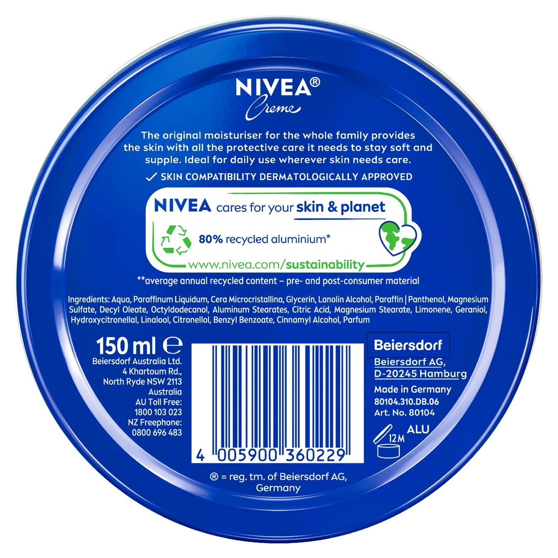 10 Nivea Creme 150ml, 10 of 10