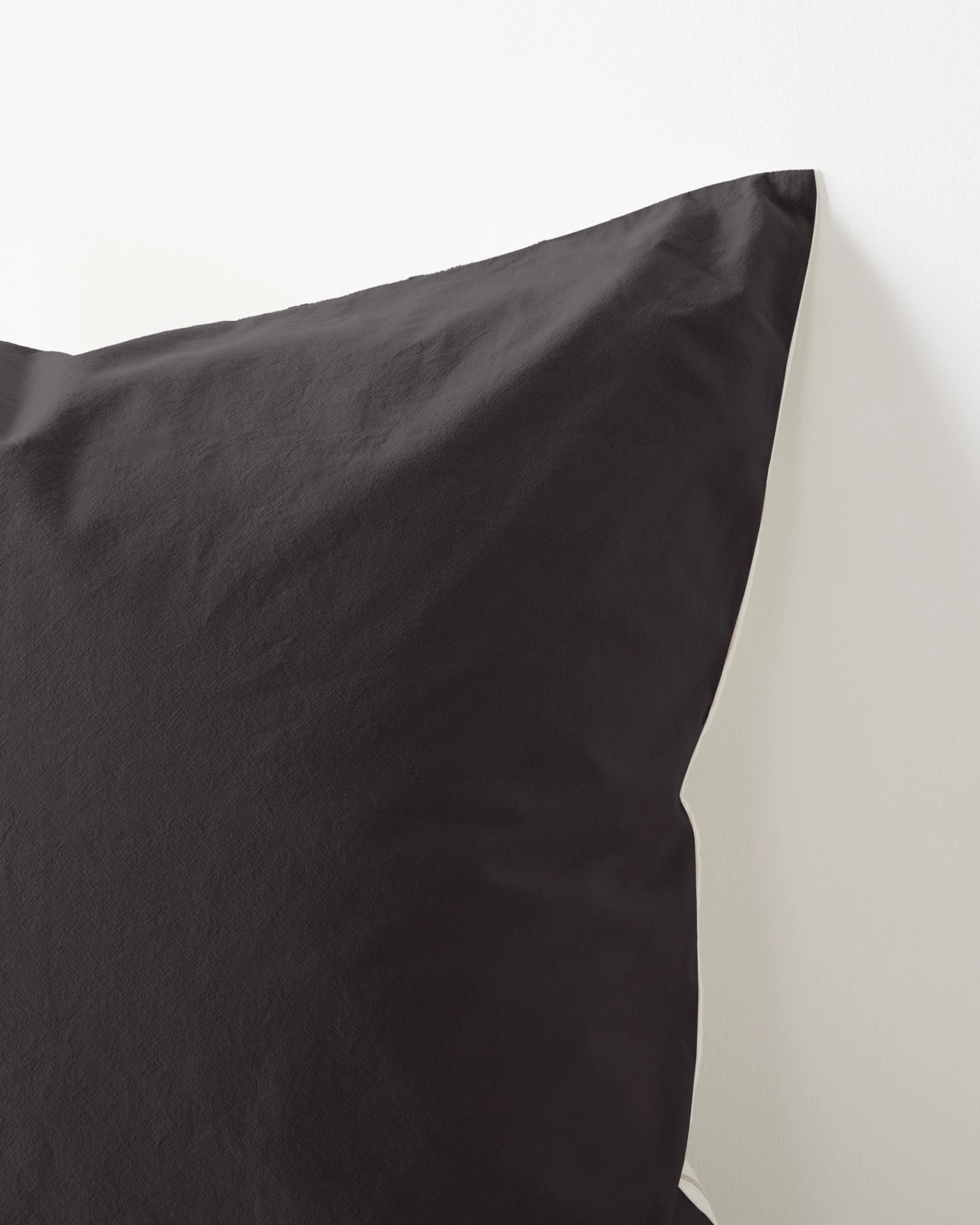 3 Arlo Stonewash Stripe European Pillowcase - One Size - Black, 3 of 4