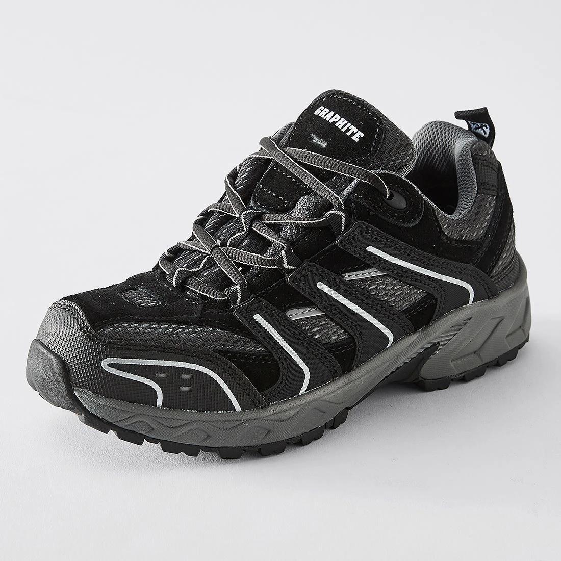 1 Graphite Barricade Steel Toe Safety Shoes BLACK, 1 of 3