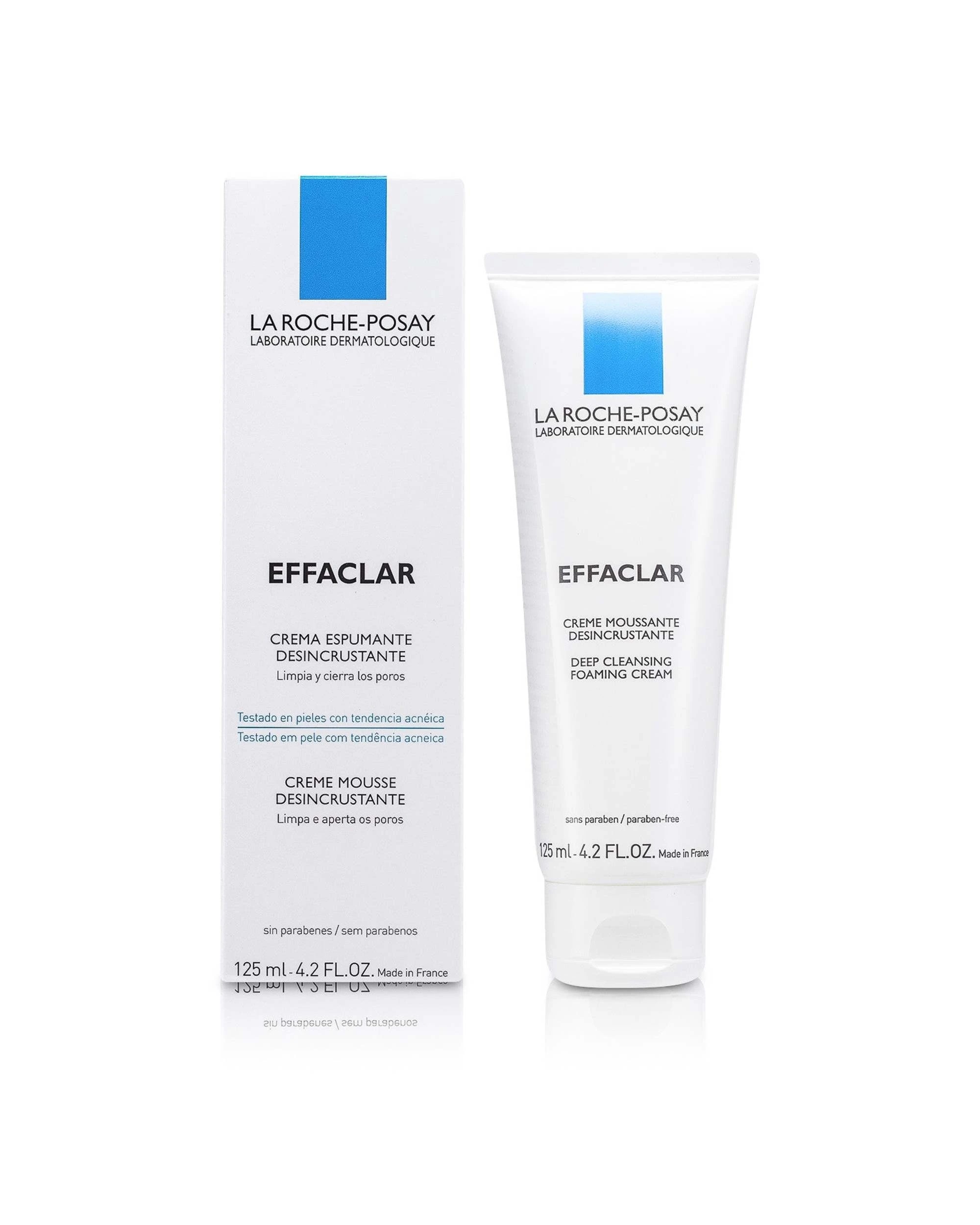 1 La Roche Posay Effaclar Deep Cleansing Foaming Cream  125ml/4.2oz, 1 of 2