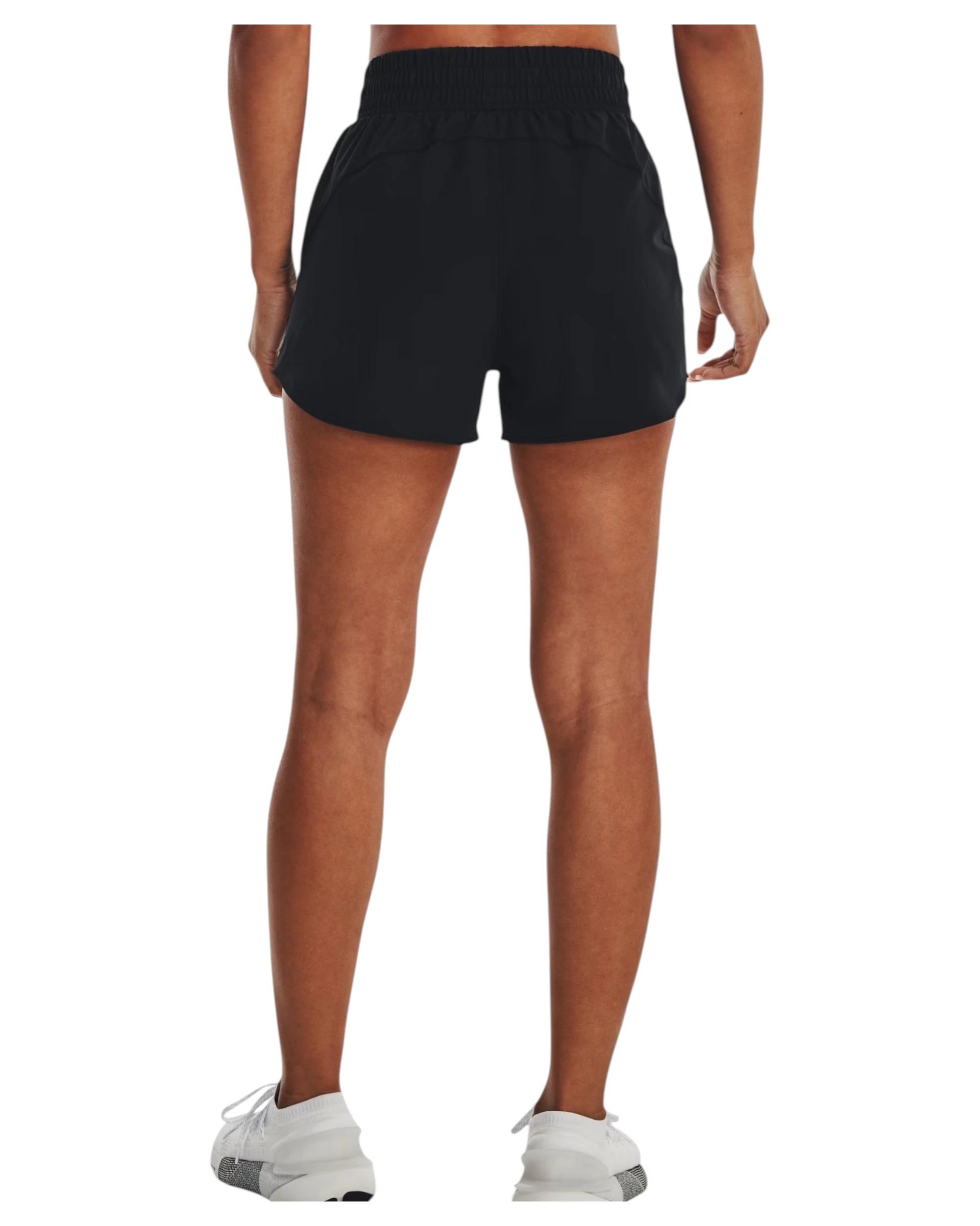 5 Under Armour Womens Vanish Black 3 Inch Athletic Shorts BLACK, 5 of 7