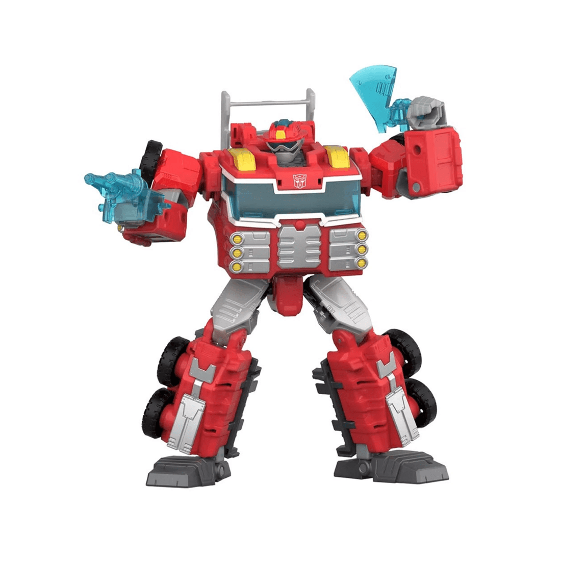 4 Hasbro Transformers Age of the Primes Voyager Class: Rescue Bot Heatwave Figure, 4 of 4