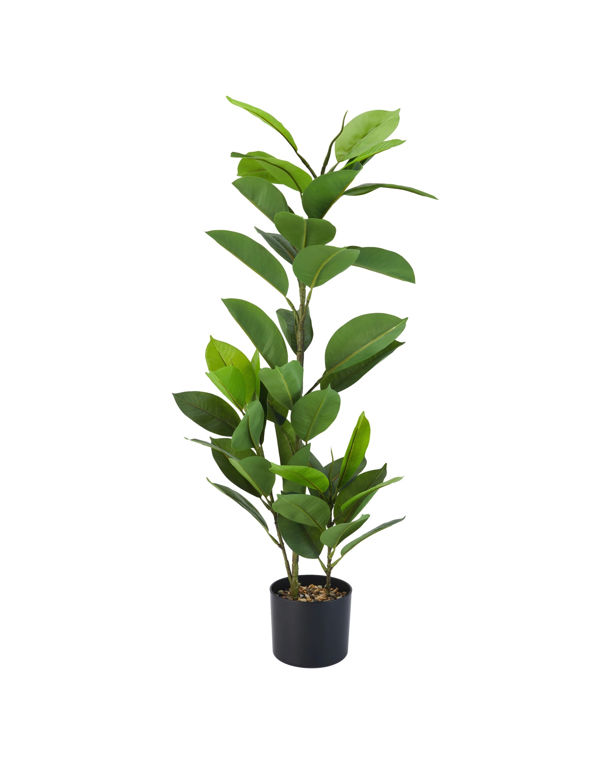 1 Artificial Rubber Tree Plant, 1 of 3