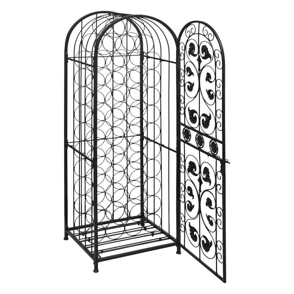 1 vidaXL Wine rack - Black, 1 of 7