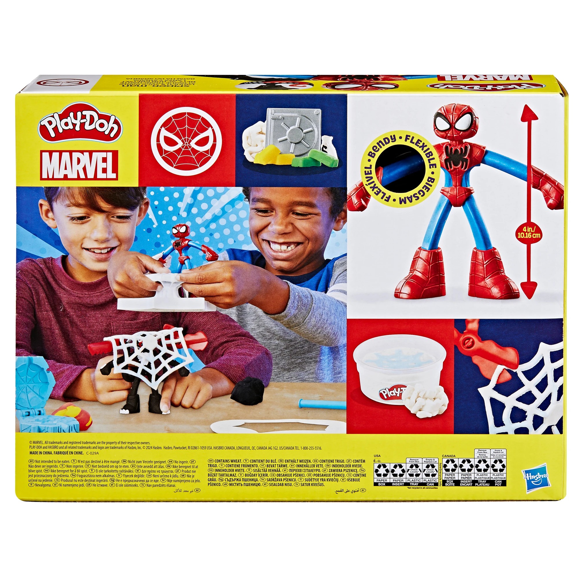 2 Play-Doh Play - Doh Spider - Man Launch And Slice Battle - Multi, 2 of 3