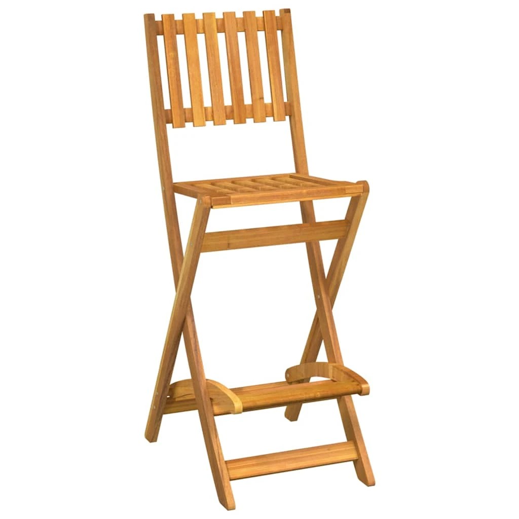3 vidaXL bar stool Foldable - Brown, 3 of 3