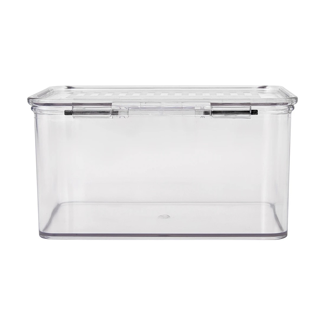 6 Clear Short Square Container with Lid, 6 of 6