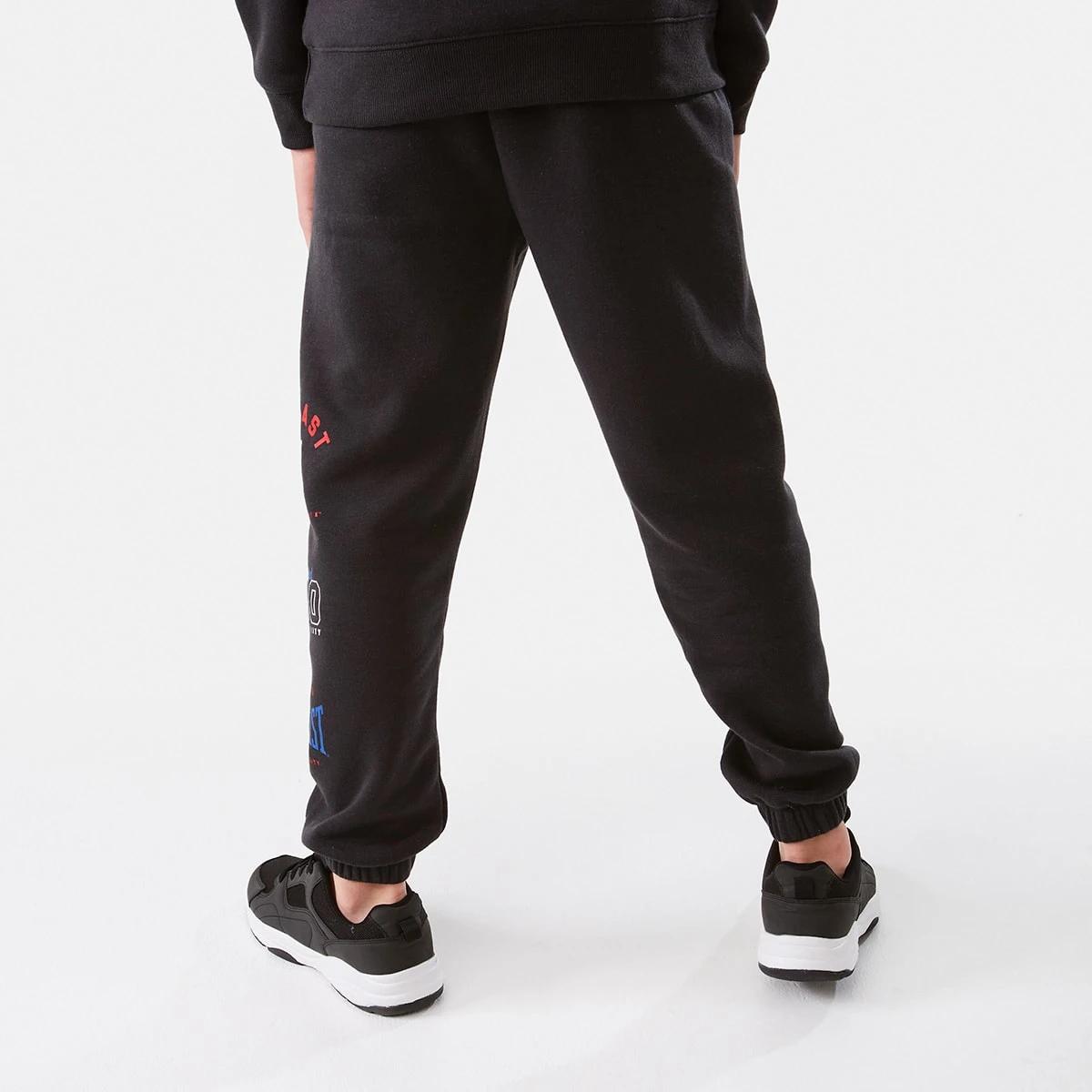 3 Everlast Kids Logo Trackpants Wash Black, 3 of 10