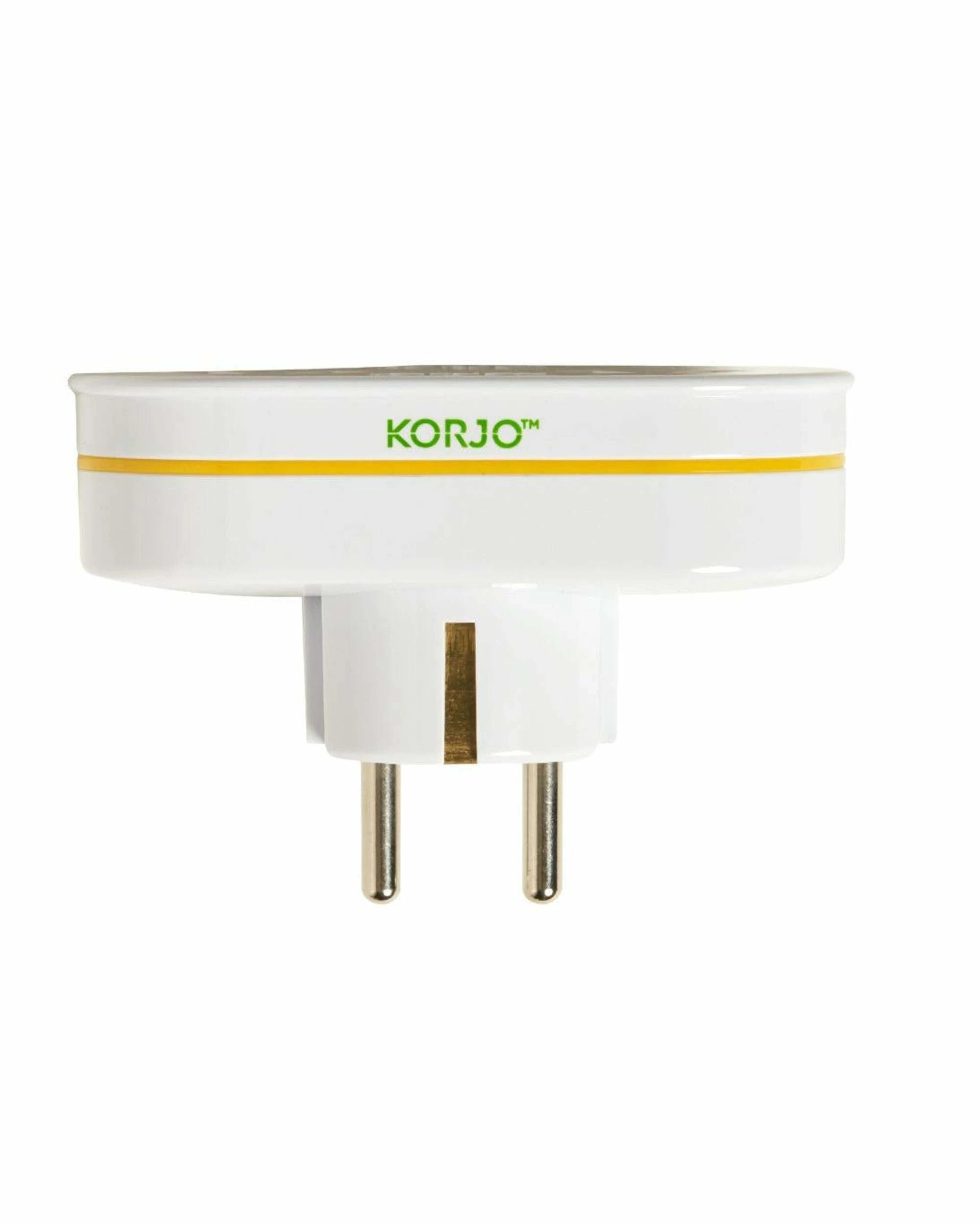 2 Korjo Double Travel Adaptor Plug - Aus to Europe - White, 2 of 3