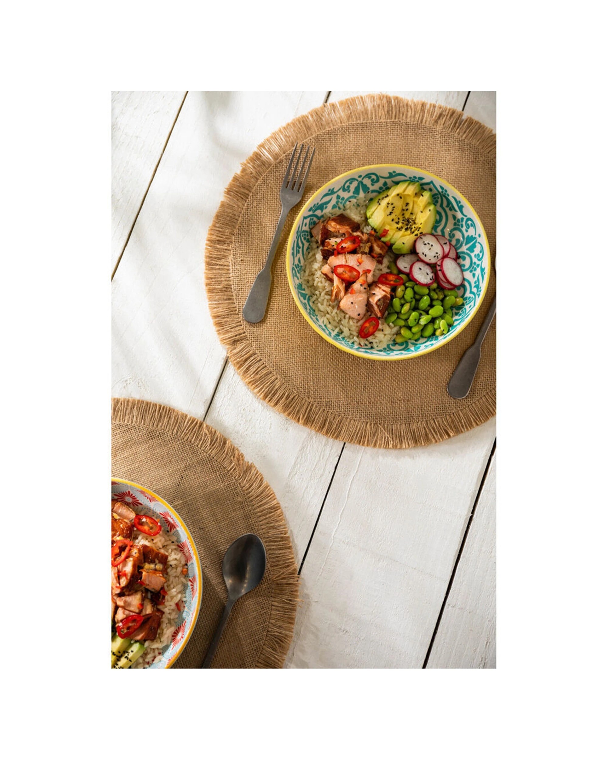 4 Mikasa 4PK Geometric Ceramic Bowl Round Dinnerware 21cm Stoneware Microwave - Multi, 4 of 7