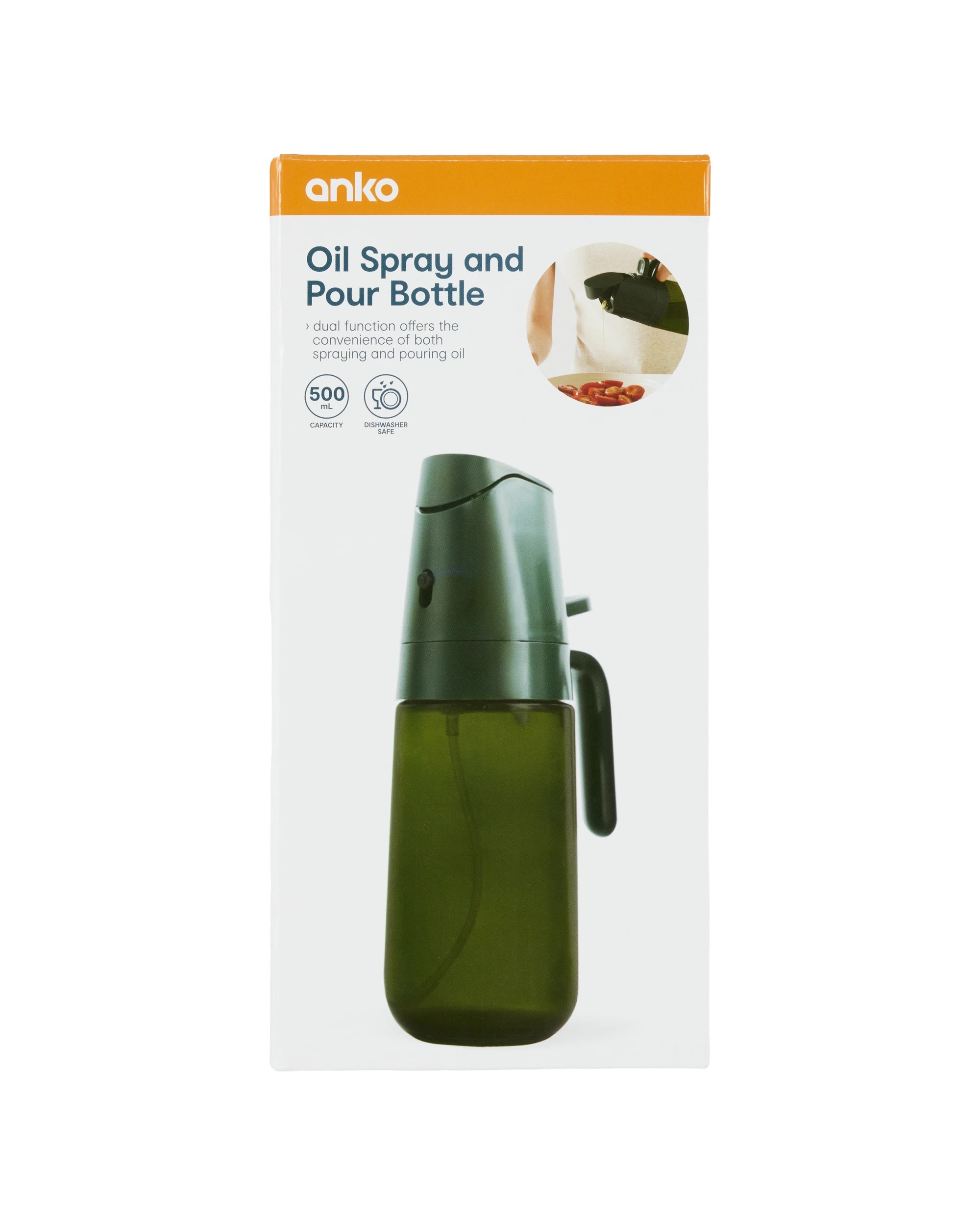 1 500ml Oil Spray and Pour Bottle, 1 of 7