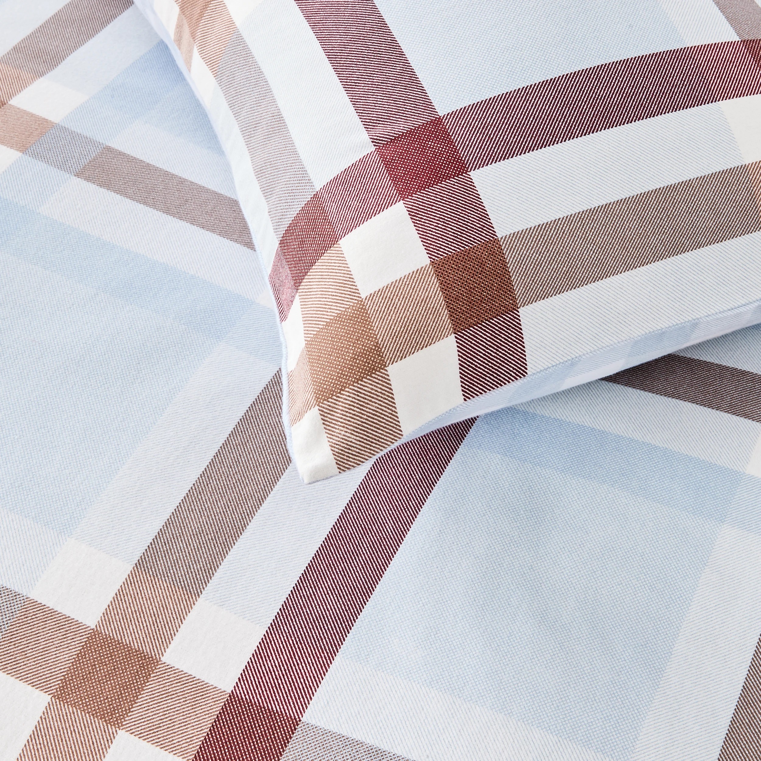 4 Plaid Flannelette Cotton Reversible Quilt Cover Set - Double Bed, 4 of 8