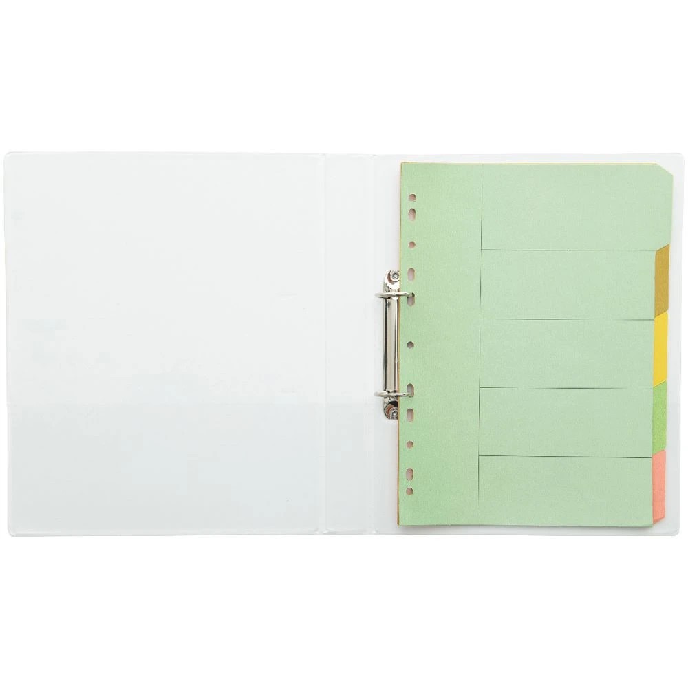 4 Keji A4 25mm 2D Insert Binder White, 4 of 4