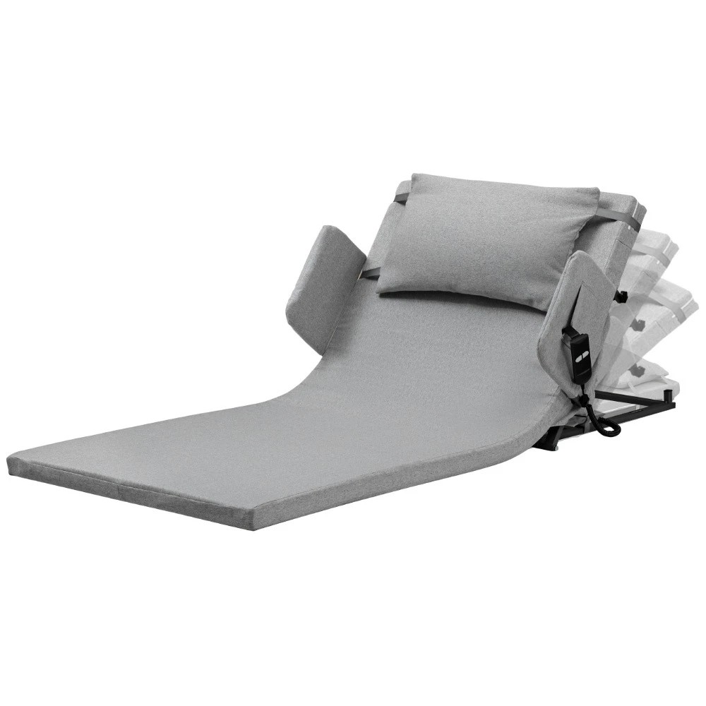 1 Equipmed Electric Adjustable Bed Backrest, Full Length - Grey, 1 of 1