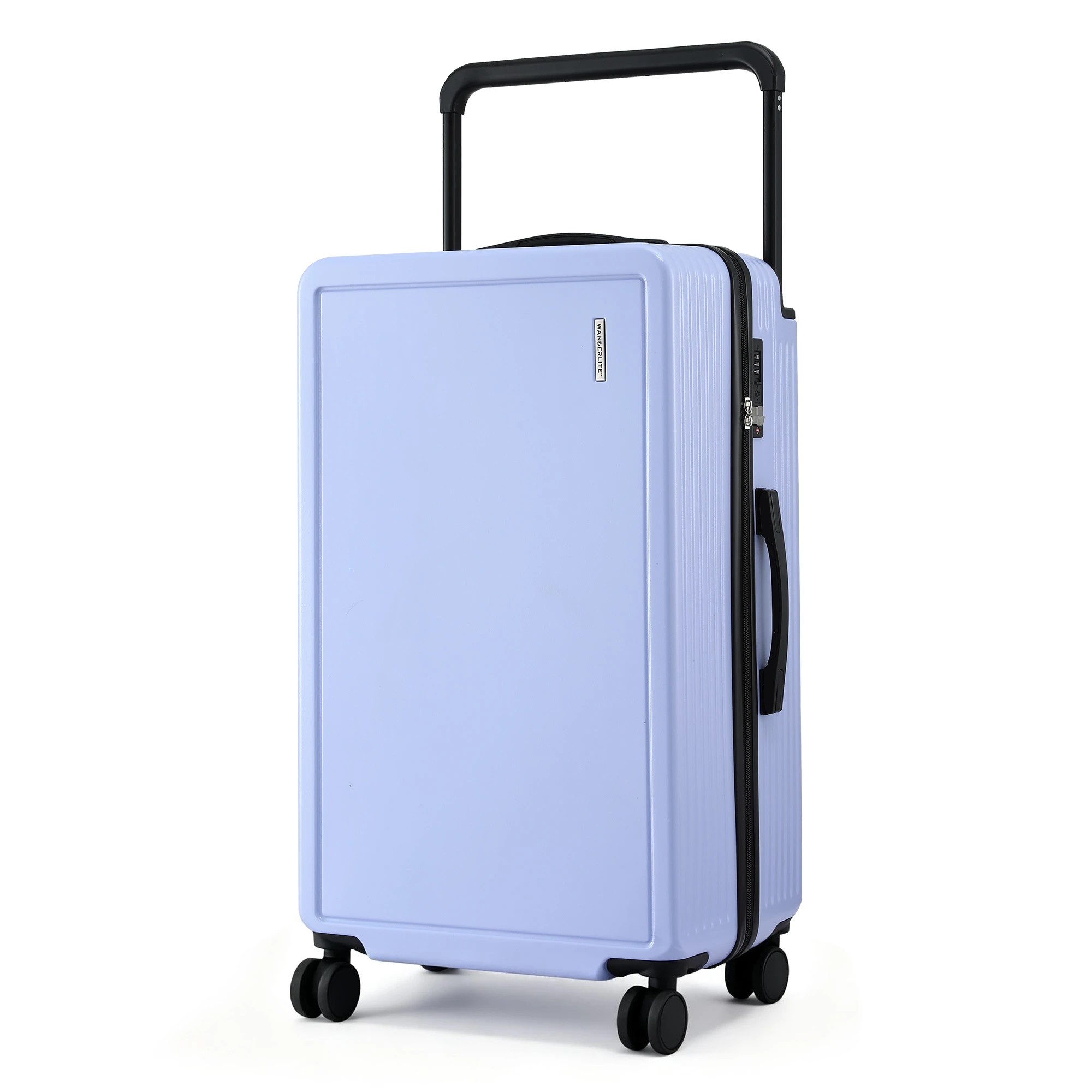 1 Wanderlite 28" Wide Handle Luggage Suitcase Travel TSA Lock Light - Blue, 1 of 4
