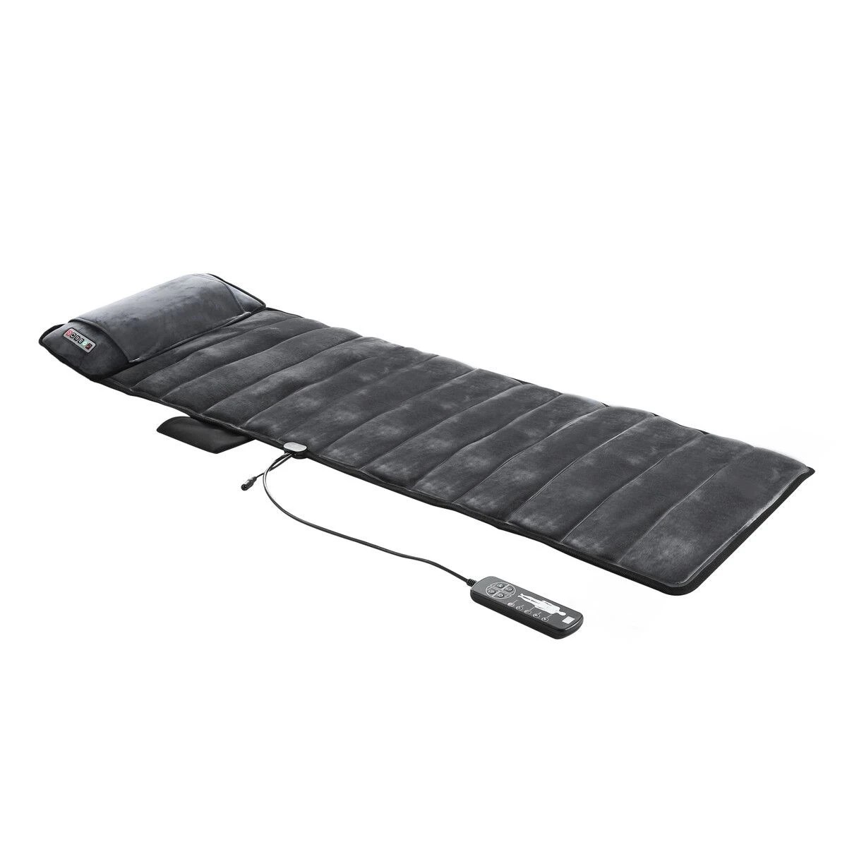 1 HOMASA Heated Massage Mat Full Body Vibration Electric Heating Pad Shiatsu Neck Shoulder Leg Massager 10 Motors, 1 of 6