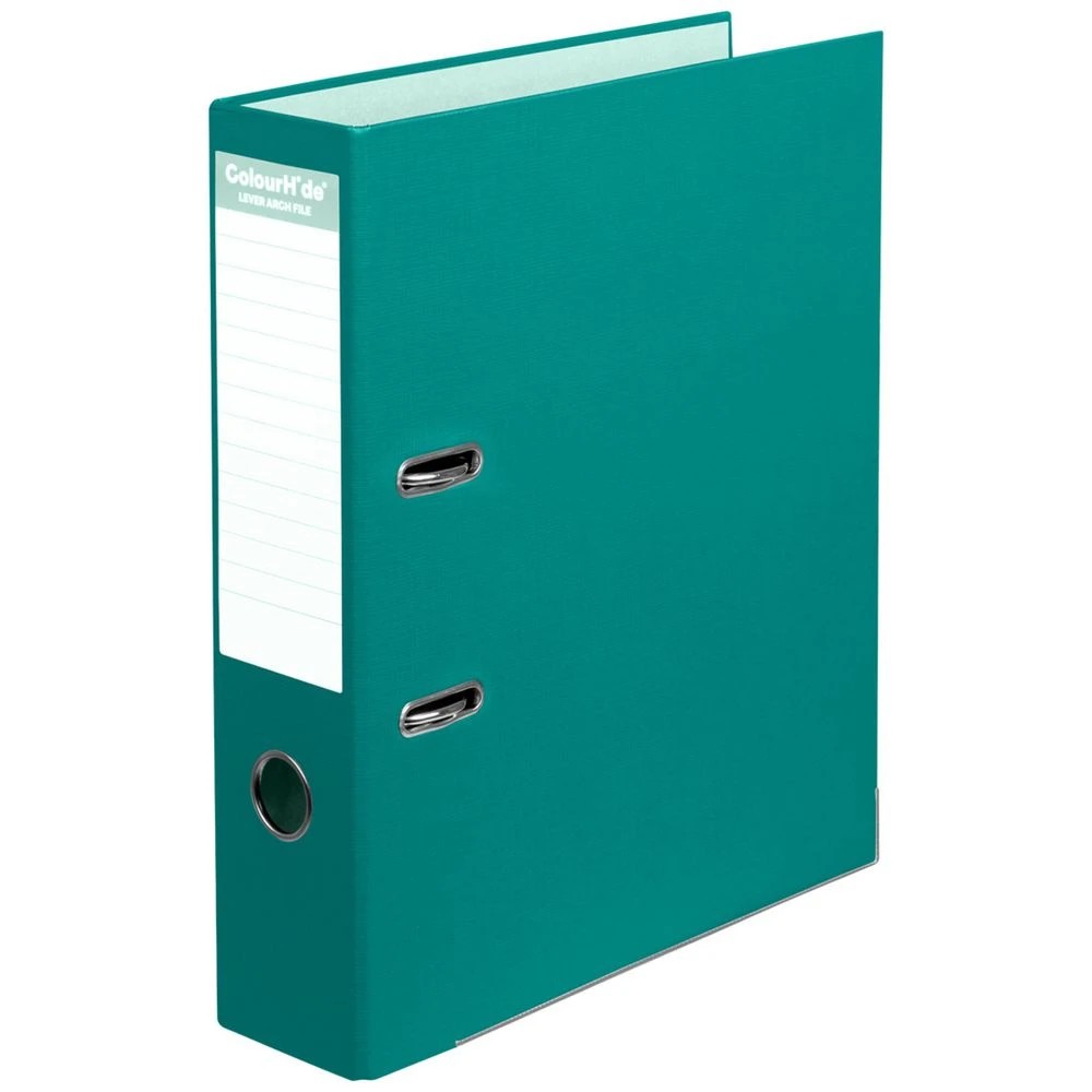 1 ColourHide PE Lever Arch Teal, 1 of 1