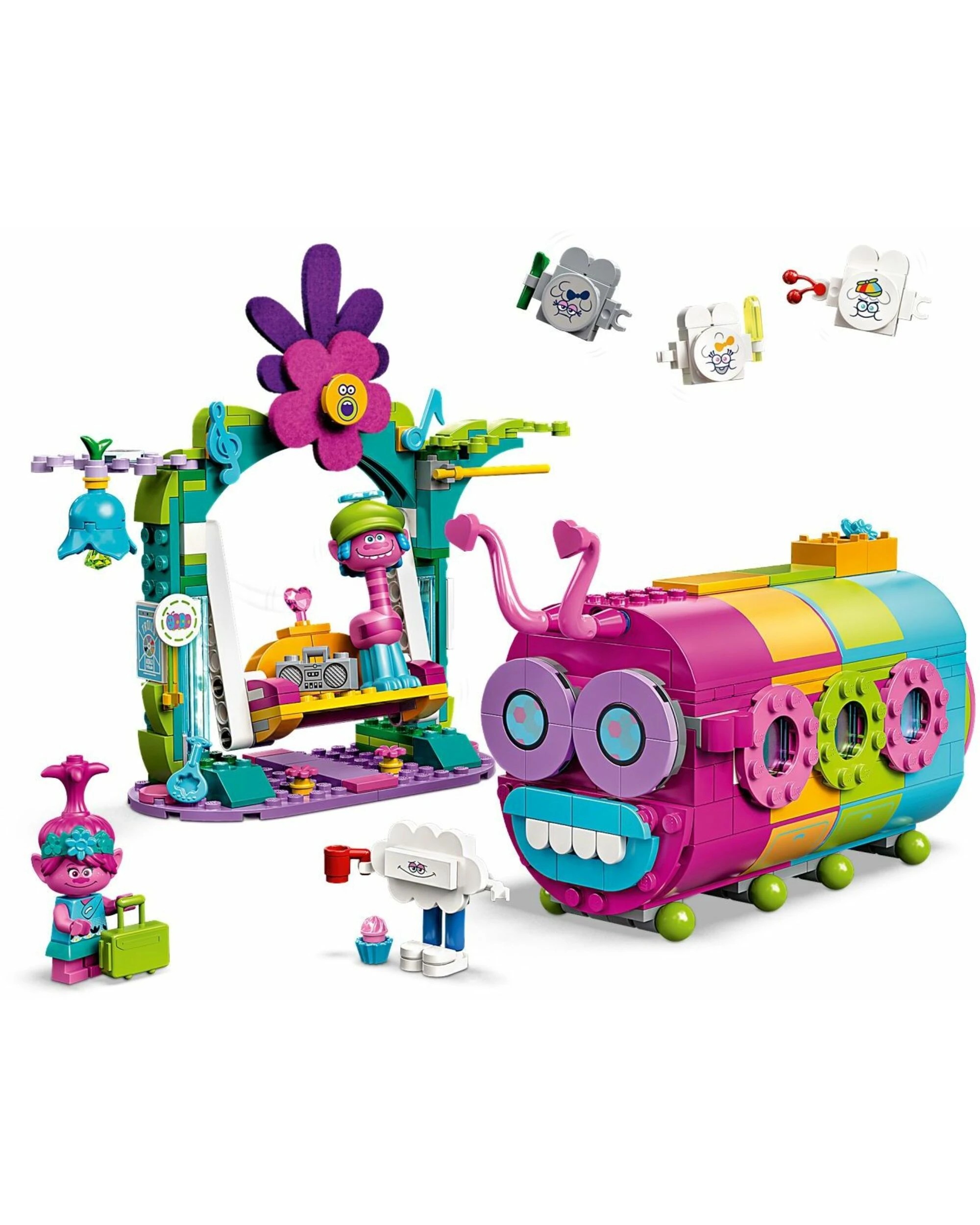 2 LEGO 41256 Trolls World Tour Rainbow Caterbus Building Set, 2 of 5