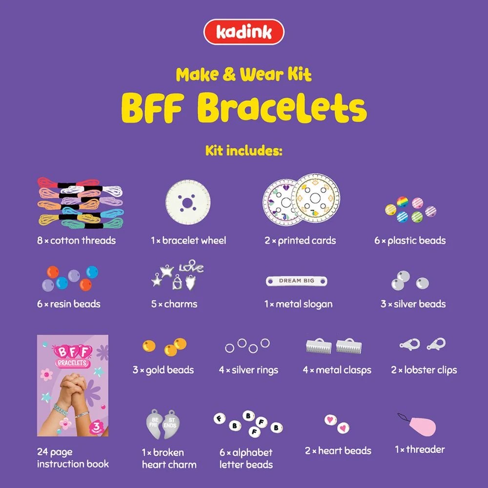 2 Kadink BFF Friendship Bracelets Kit, 2 of 6