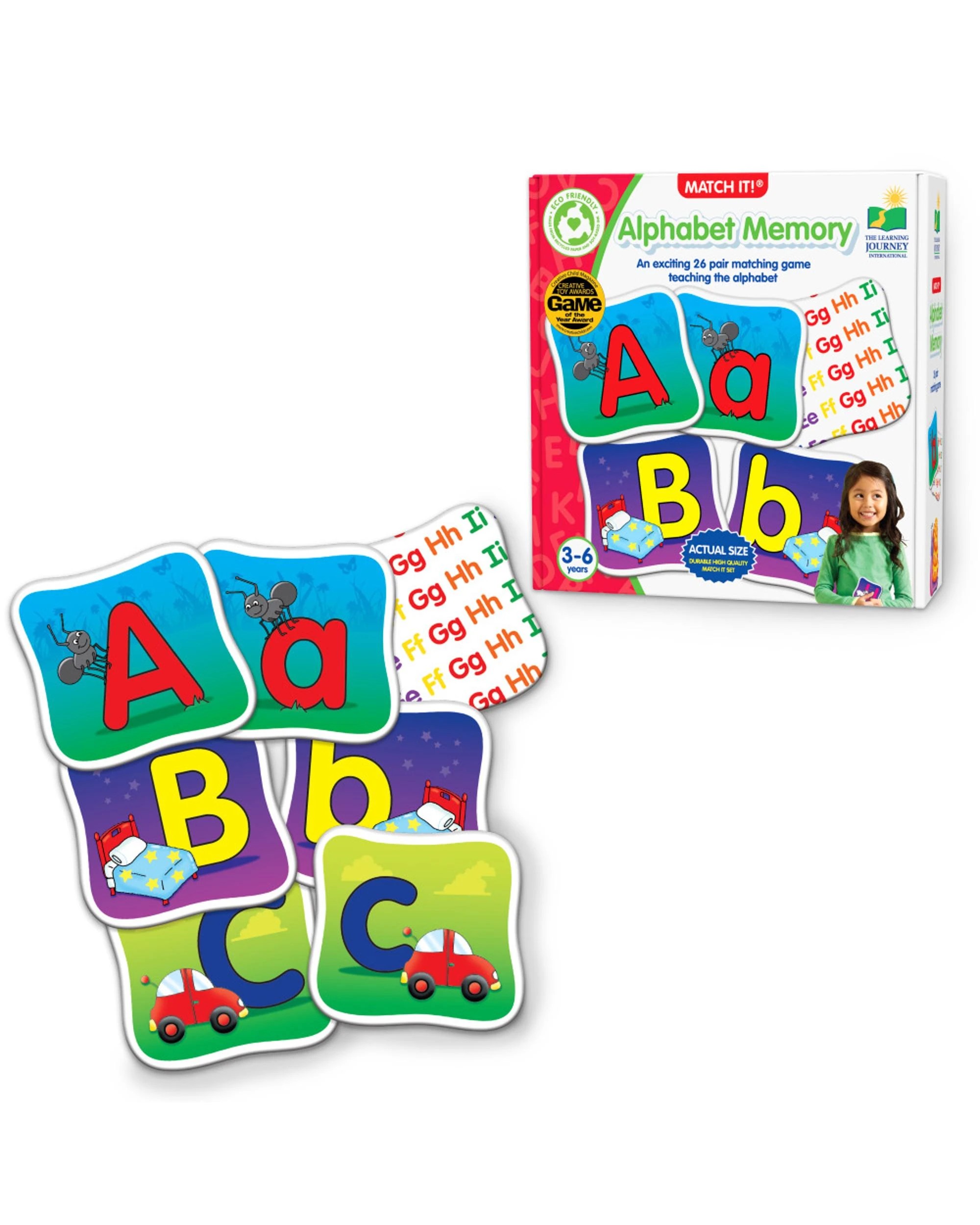 2 Learning Journey Match It Memory Alphabet, 2 of 6