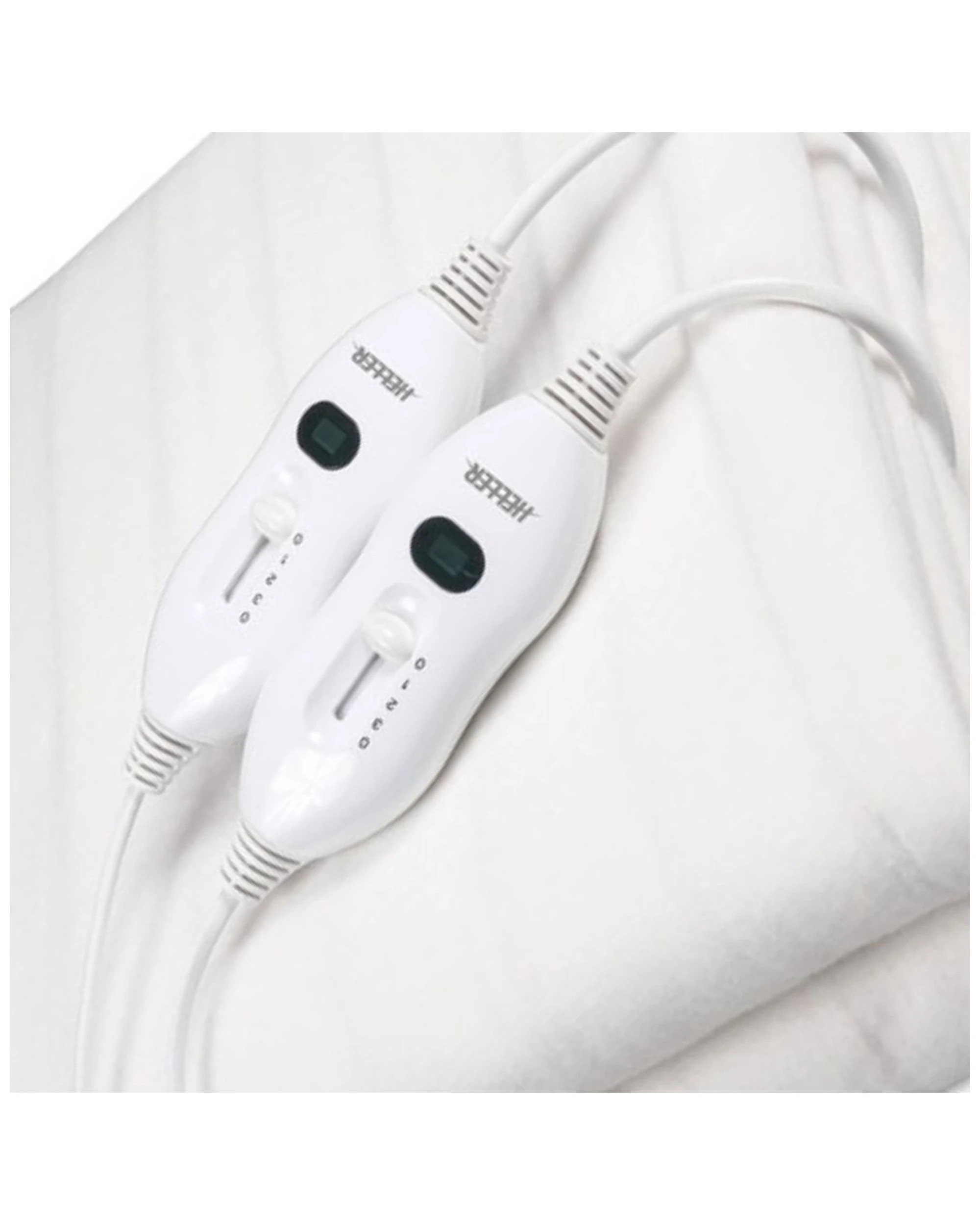 3 Heller Queen Fitted Electric Blanket 152x203cm
 - White, 3 of 3
